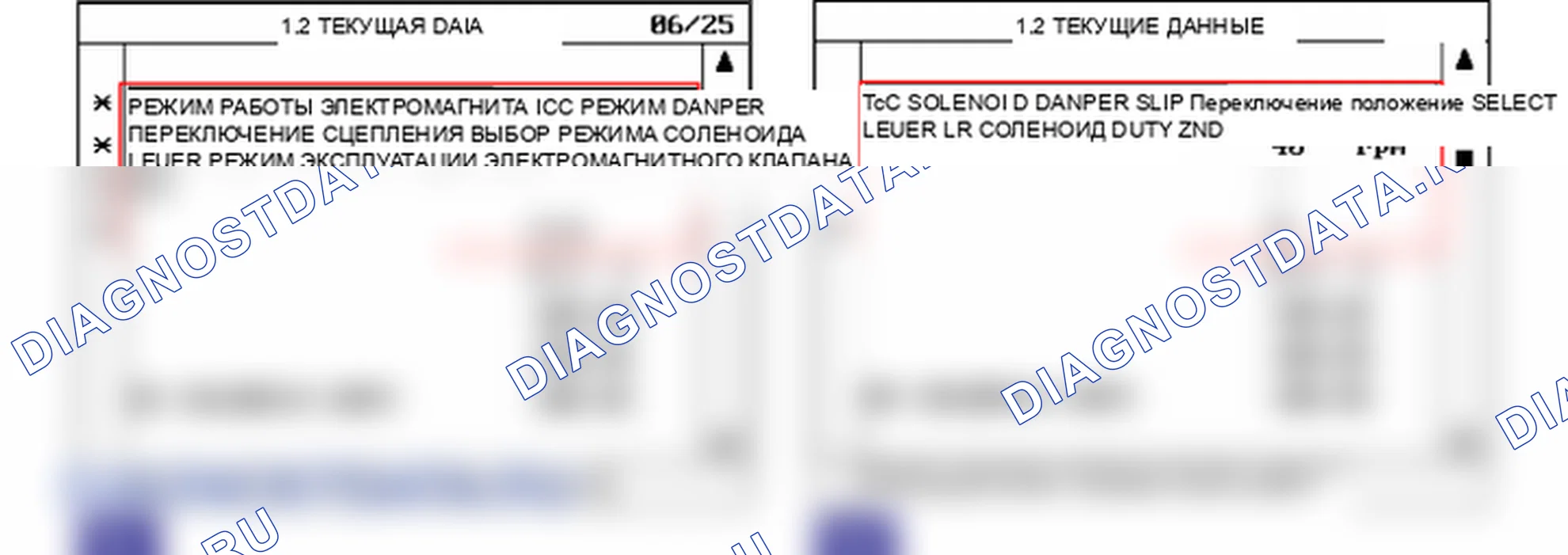 Данные диагностического сканера — P0743. Hyundai Santa Fe CM