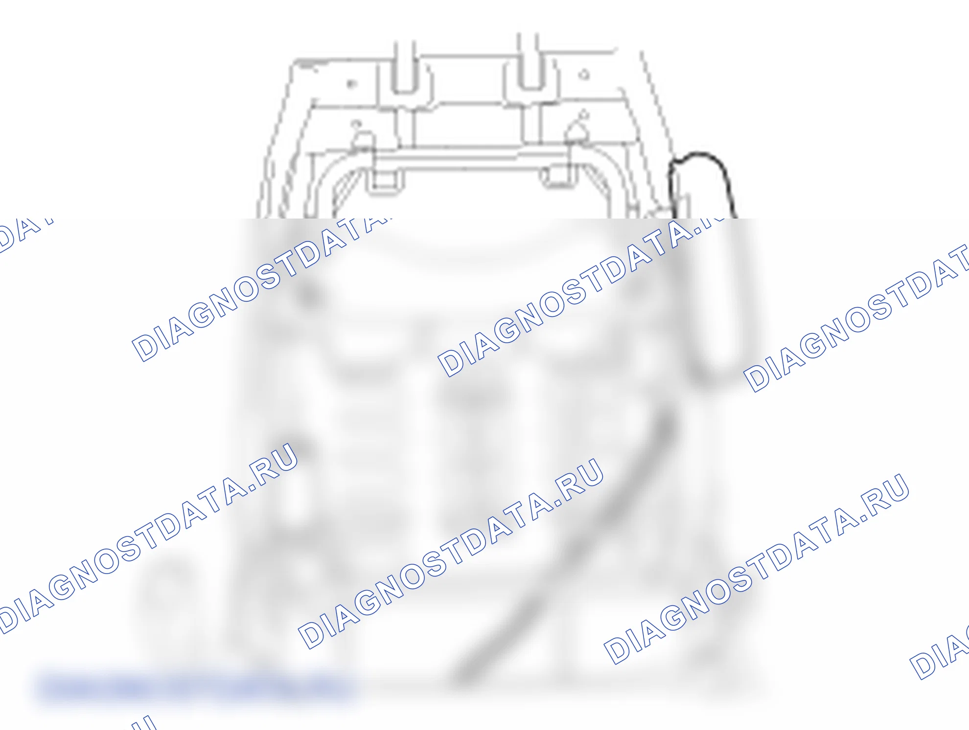 Снятие модуля боковой подушки безопасности (SAB). Hyundai Santa Fe CM