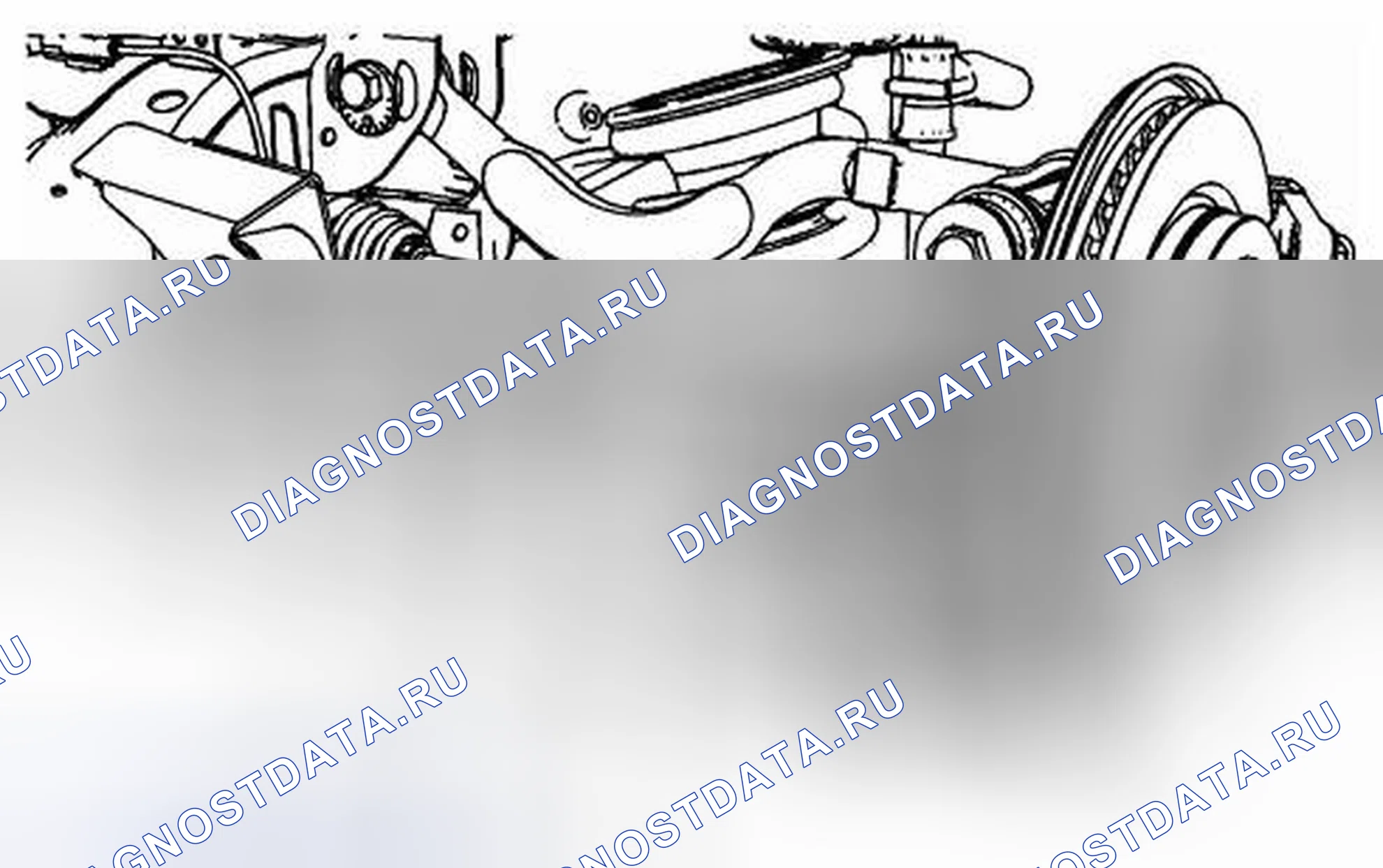 Рис. 9: Регулировка заднего носка. Kia Optima I