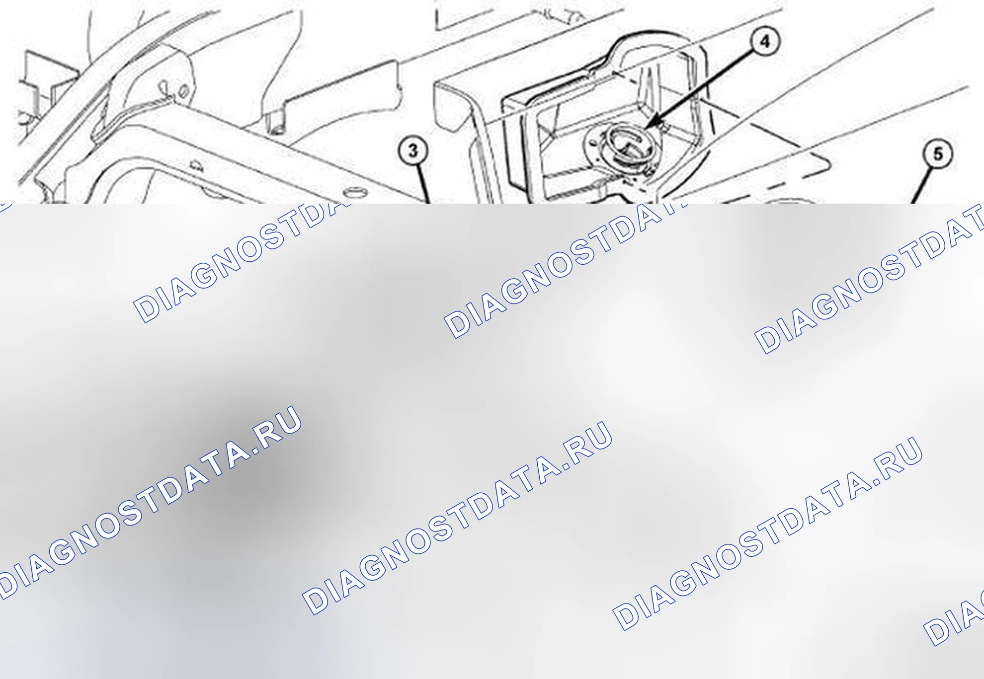 Рис. 1: ДЕМОНТАЖ. Dodge Dakota III рестайлинг