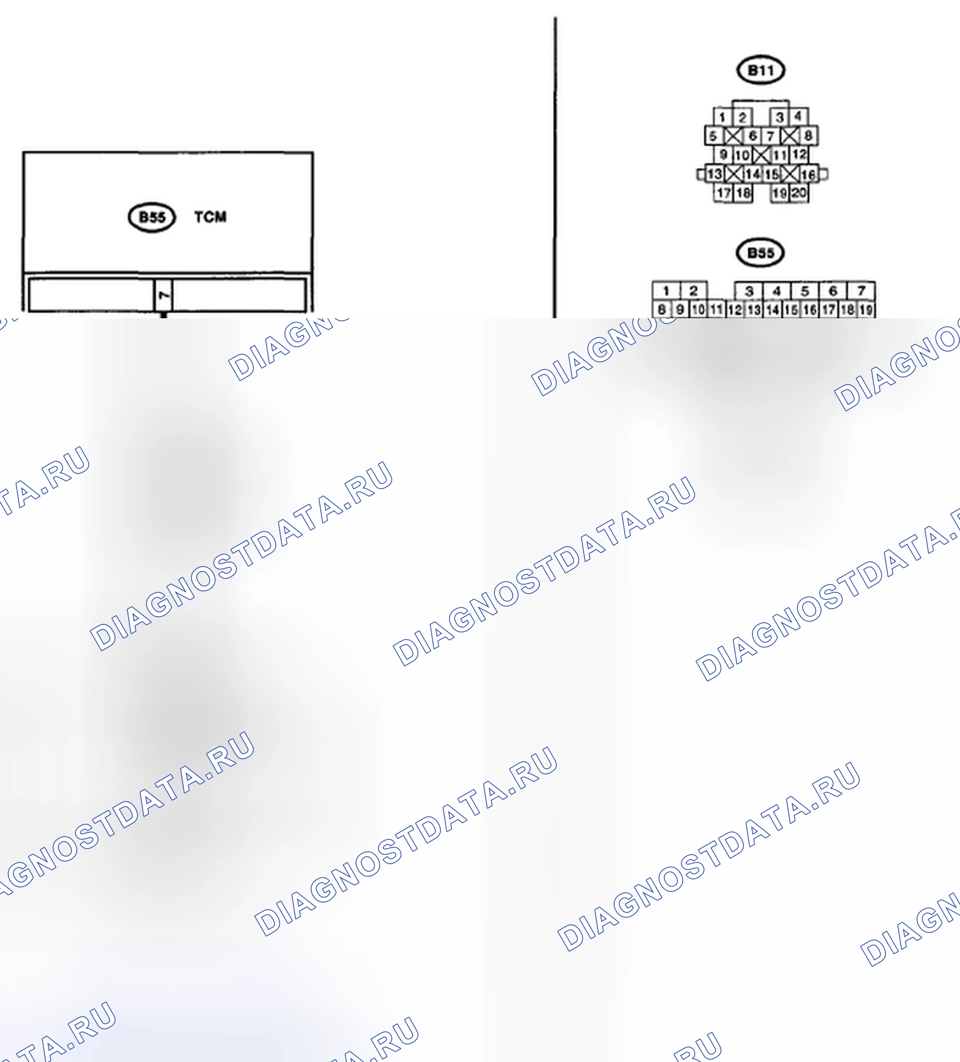 Рис. 127: электросхема. Subaru Legacy BL/BP рестайлинг