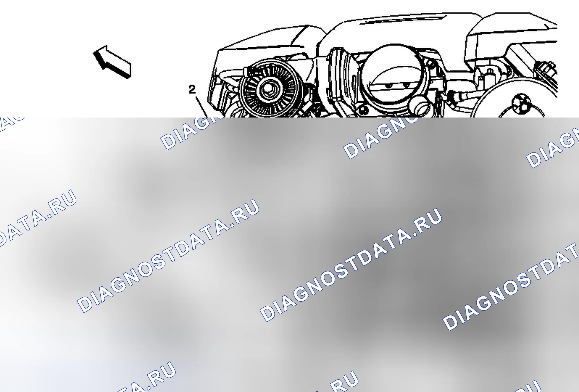 Рис. 2: Замена кабеля заземления двигателя. Chevrolet Camaro V