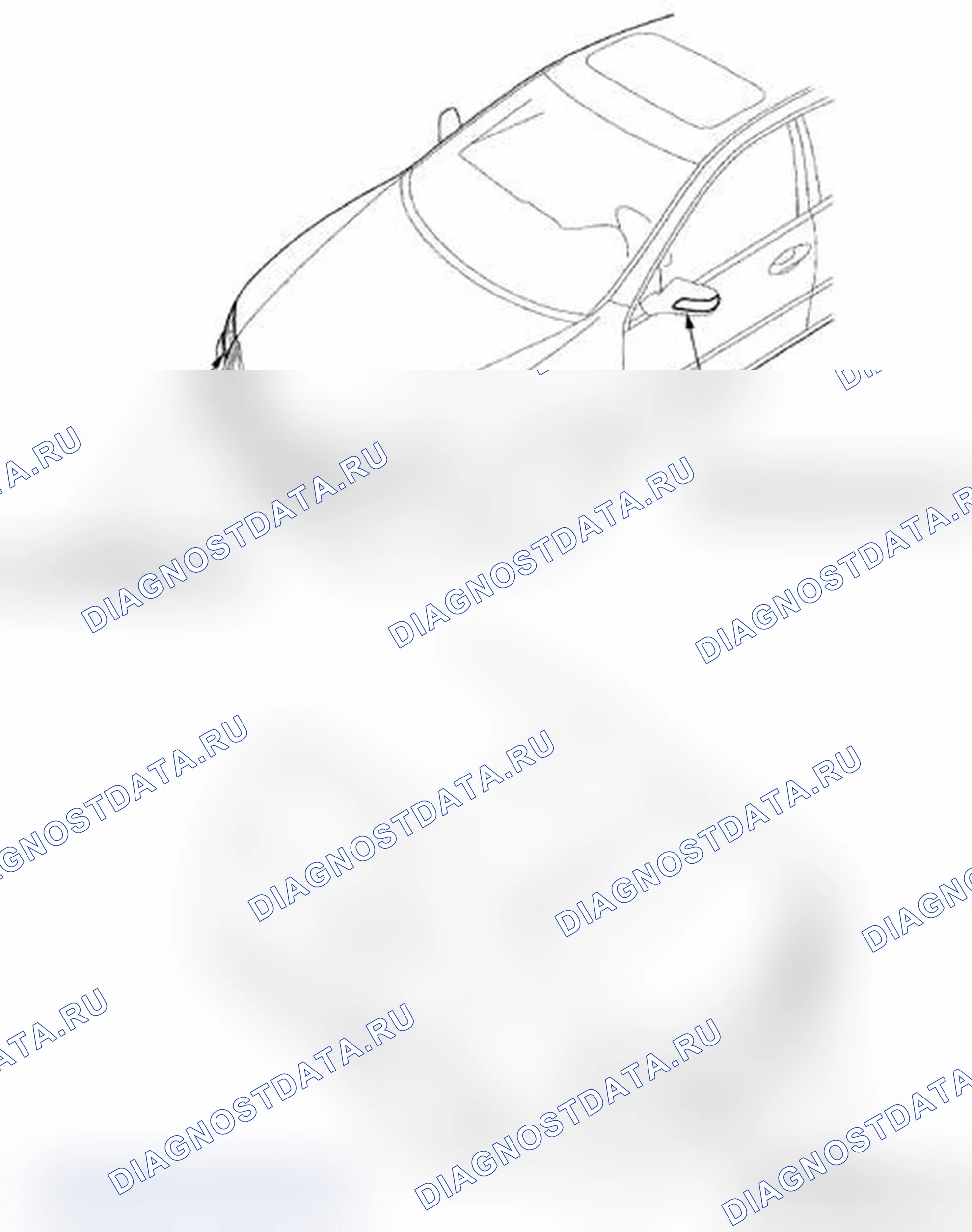 Рис. 120: Указатель расположения компонентов. Acura RL II рестайлинг