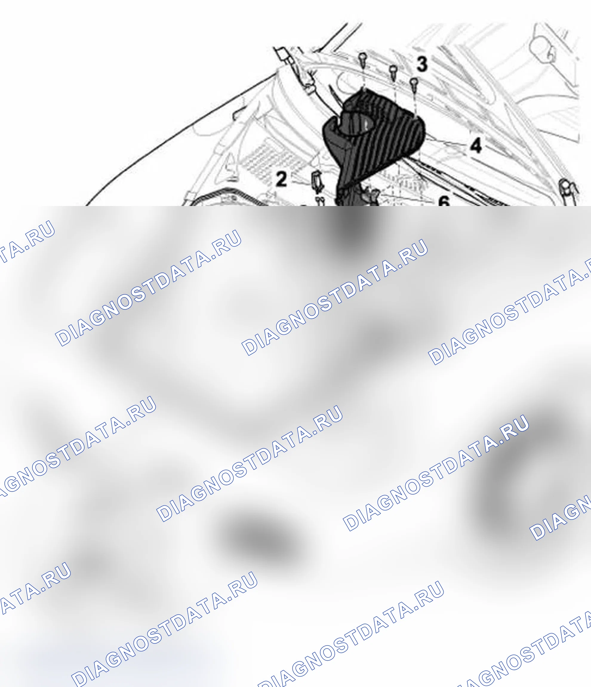 Рис. 46: СНЯТИЕ И УСТАНОВКА ОБРЕЗКОВ. Porsche Boxster S 986