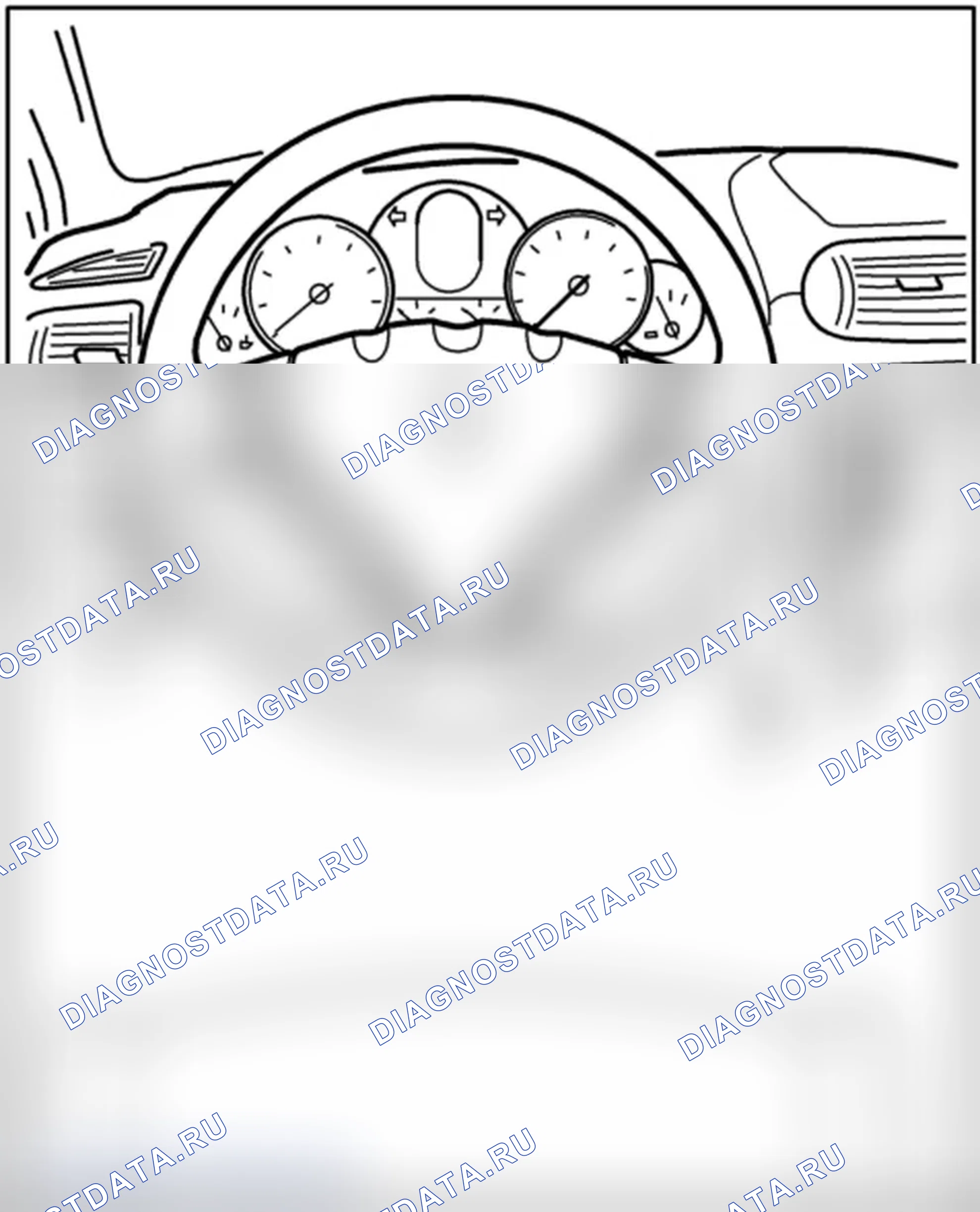 Рис. 169: Снятие рулевого колеса. Porsche Cayenne Turbo I рестайлинг