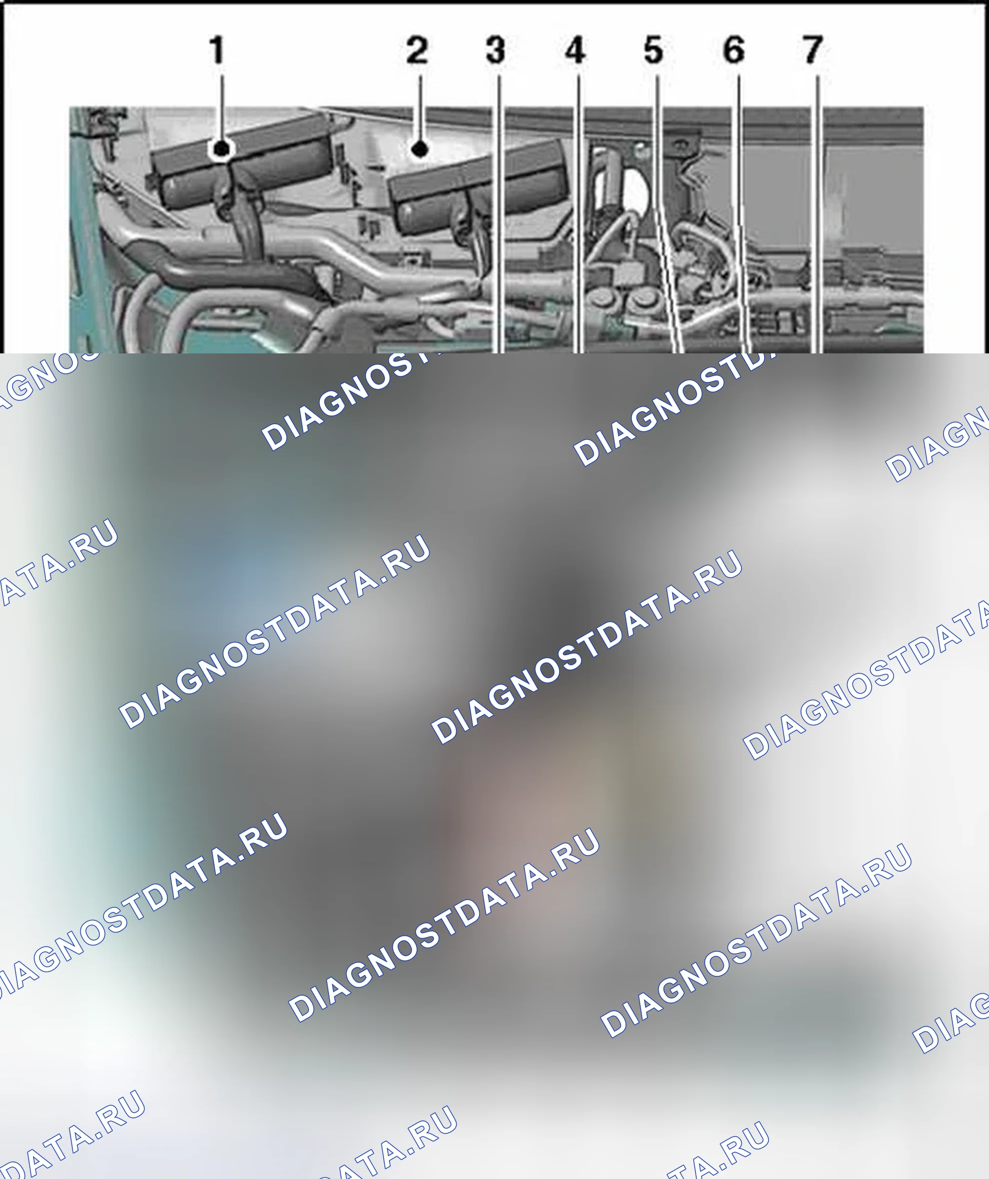 Рис. 367: Расположение компонентов, обзор. Audi S6 C6