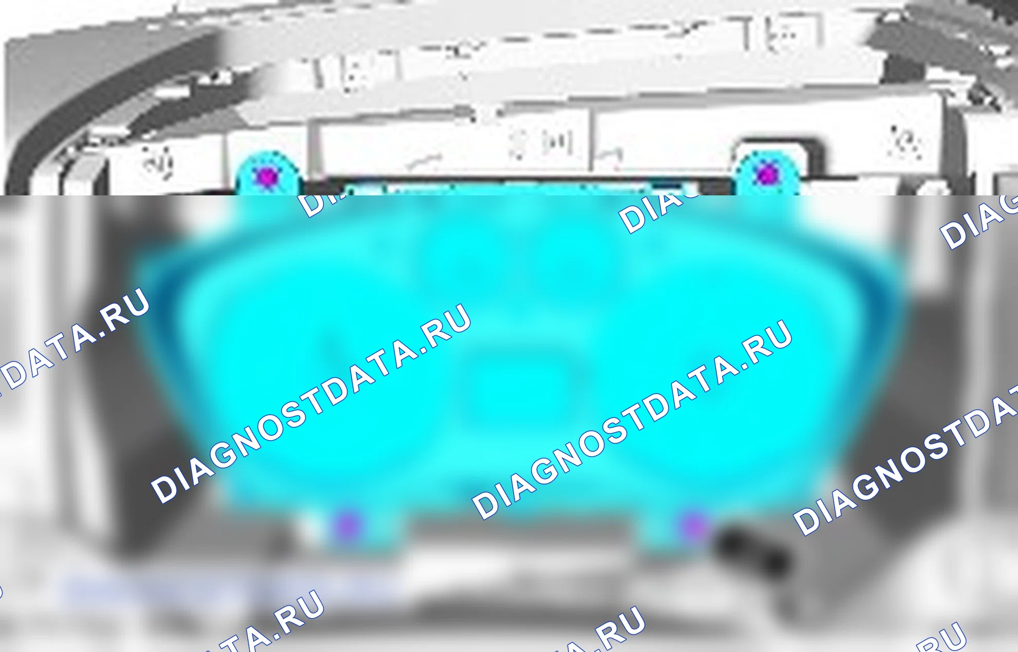 Как снять и установить щиток приборов (IPC). Ford Transit VII