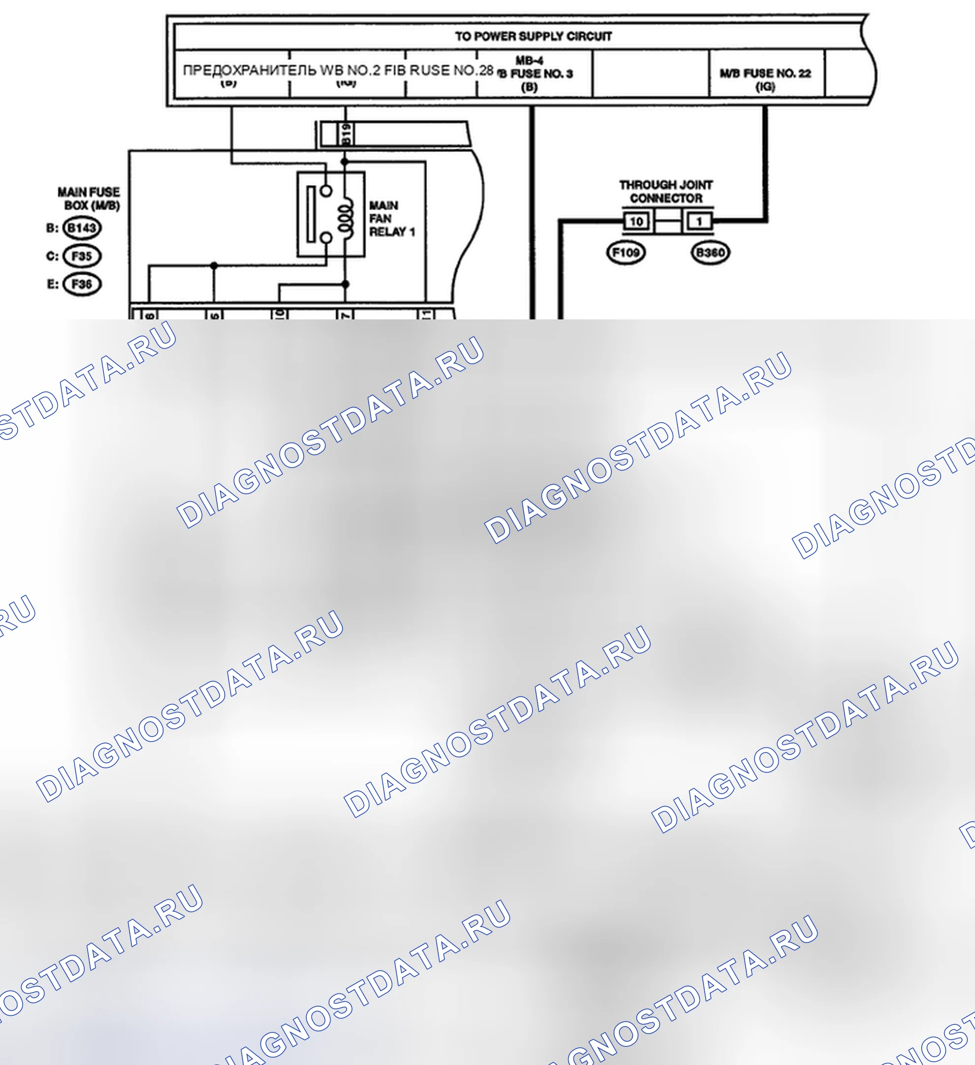 Рис. 35: электросхема. Subaru Impreza GH
