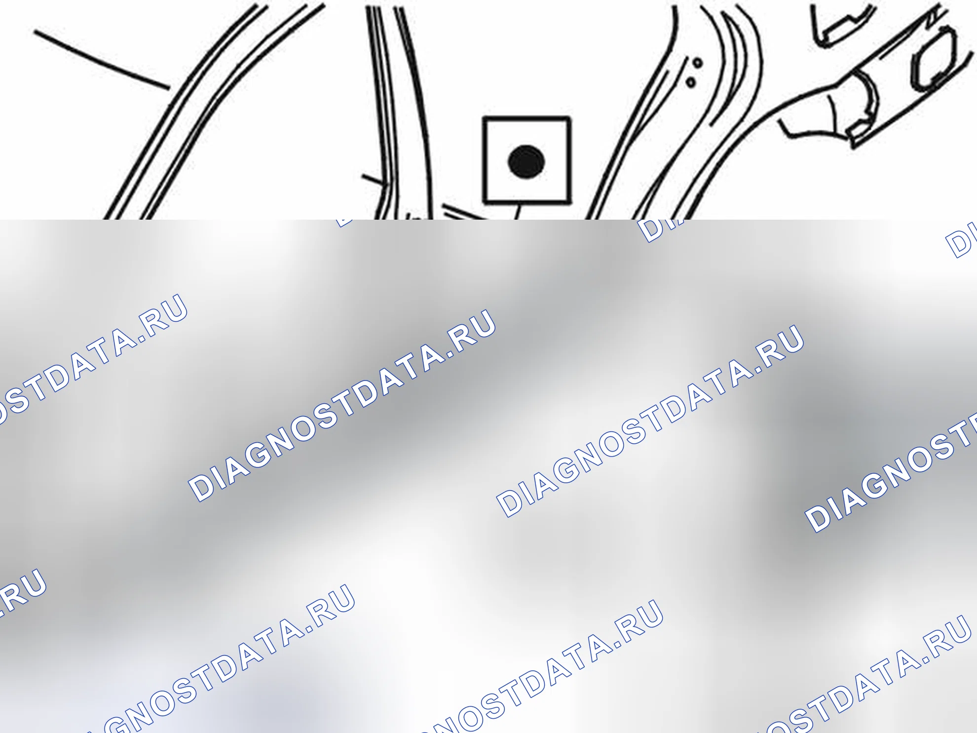 Рис. 169: Удаление усиливающего элемента для дверного порога. Volvo V40 I рестайлинг