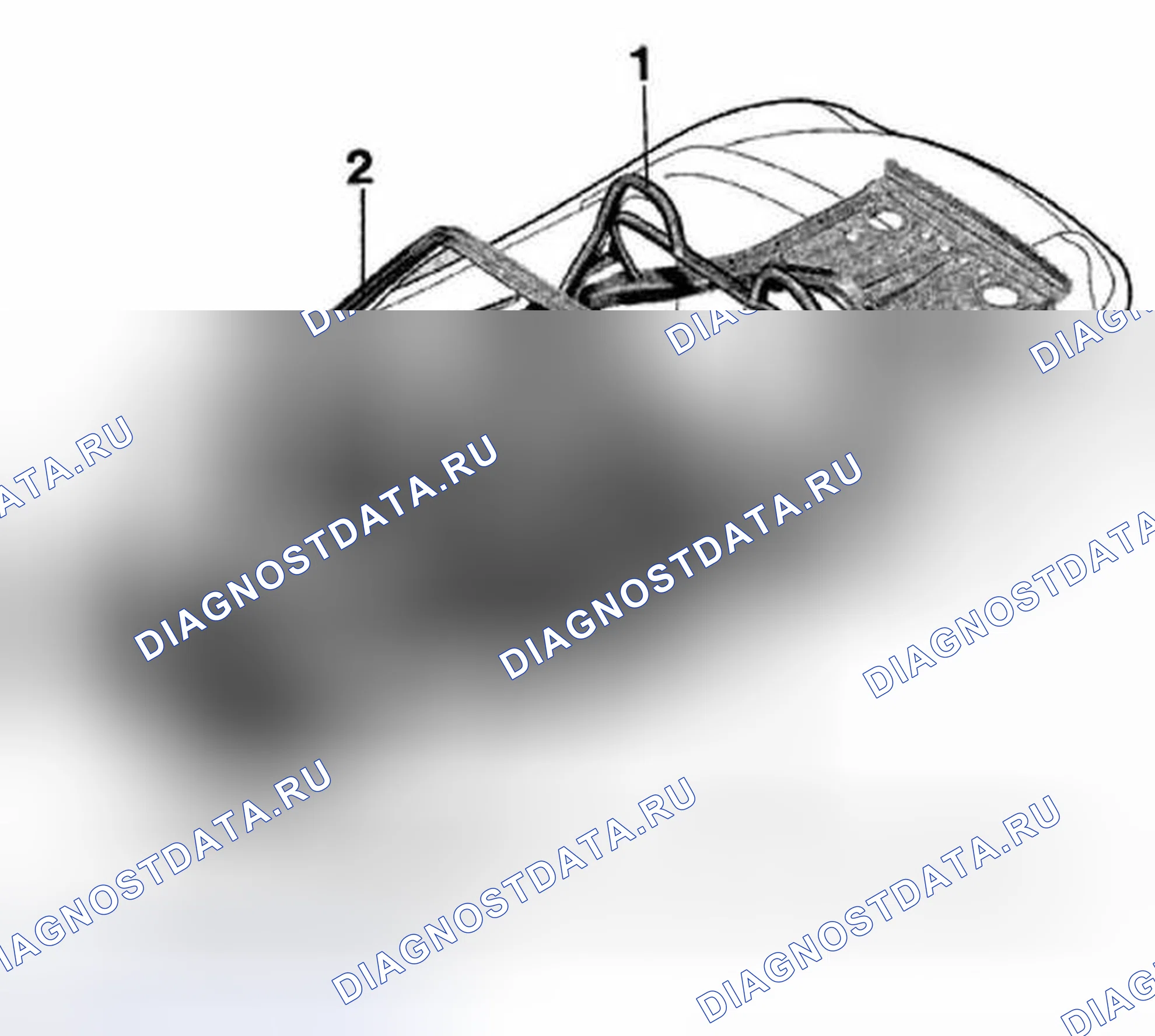 Рис. 10: Пассажирский салон безопасности. Porsche Boxster S 986 рестайлинг