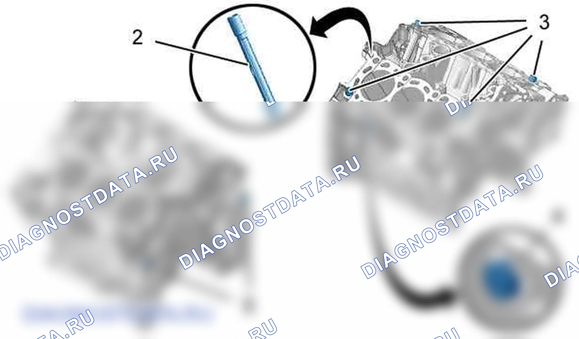 Идентификация - характеристики: блок цилиндров — b1cm05bd. Peugeot 607 I рестайлинг