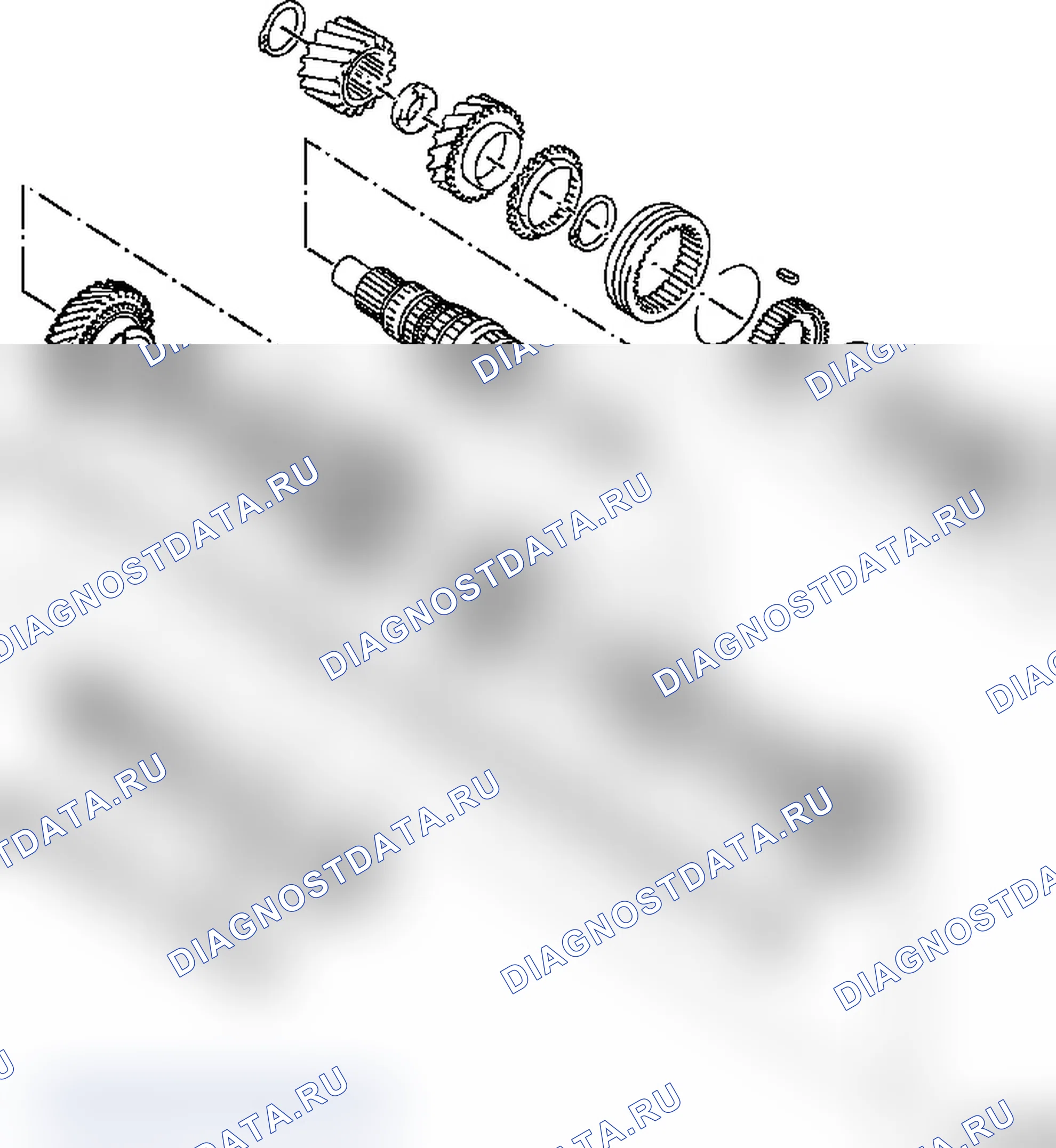 Иллюстрация - главный вал (F13/F13 MTA). Opel Corsa C