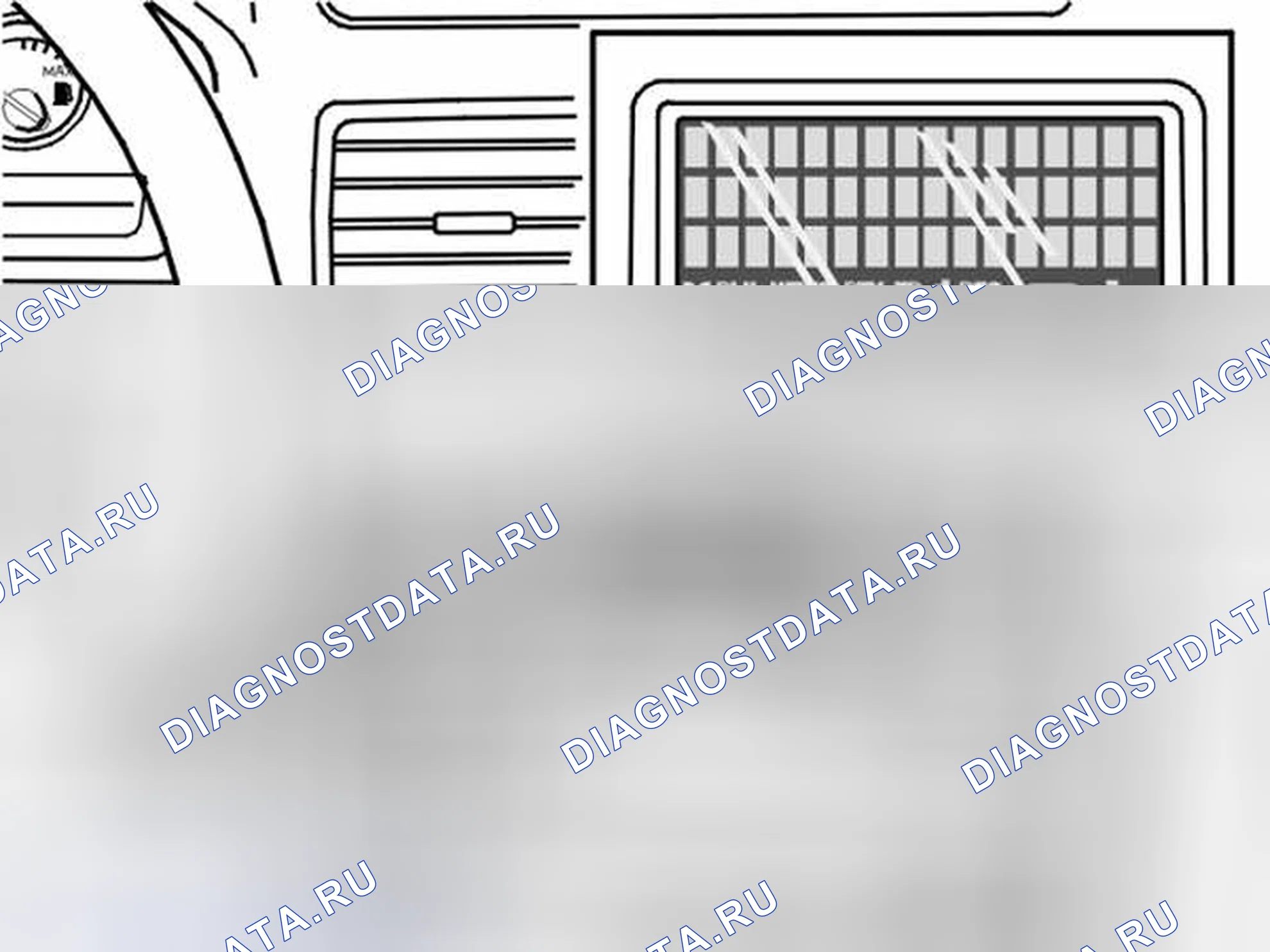 Рис. 334: ЦИФРОВОЙ ДИСПЛЕЙ. Volvo XC90 I рестайлинг