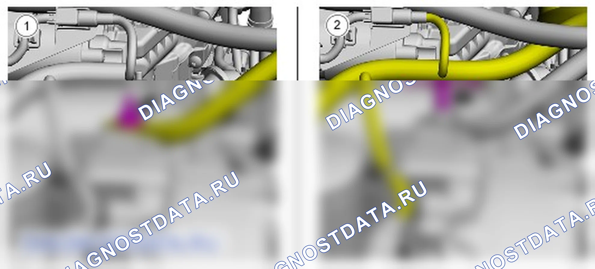Как снять и установить трубопроводы охладителя трансмиссионной жидкости. Ford Transit VIII