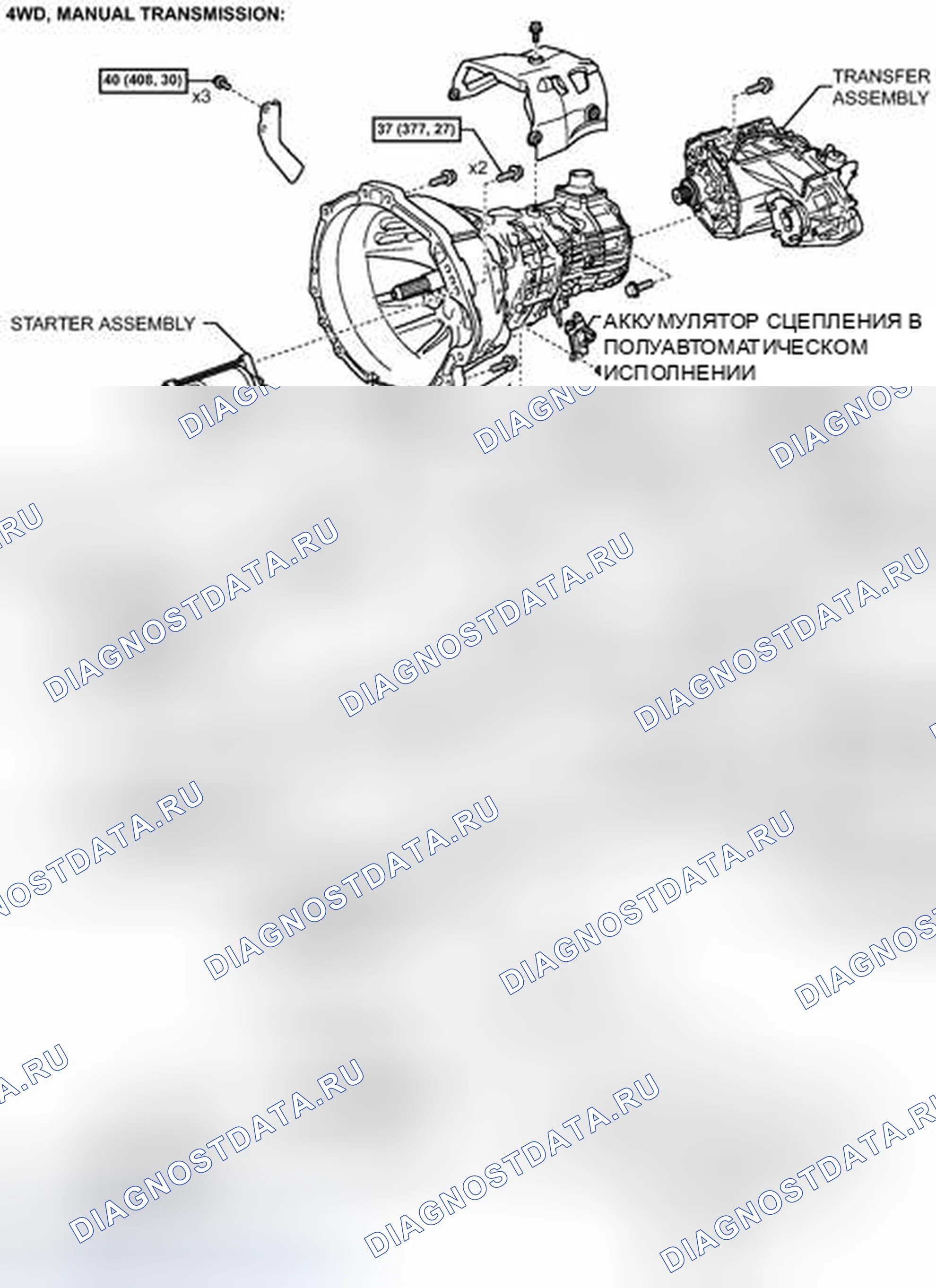 Рис. 216: ИЛЛЮСТРАЦИЯ. Toyota Tacoma II рестайлинг