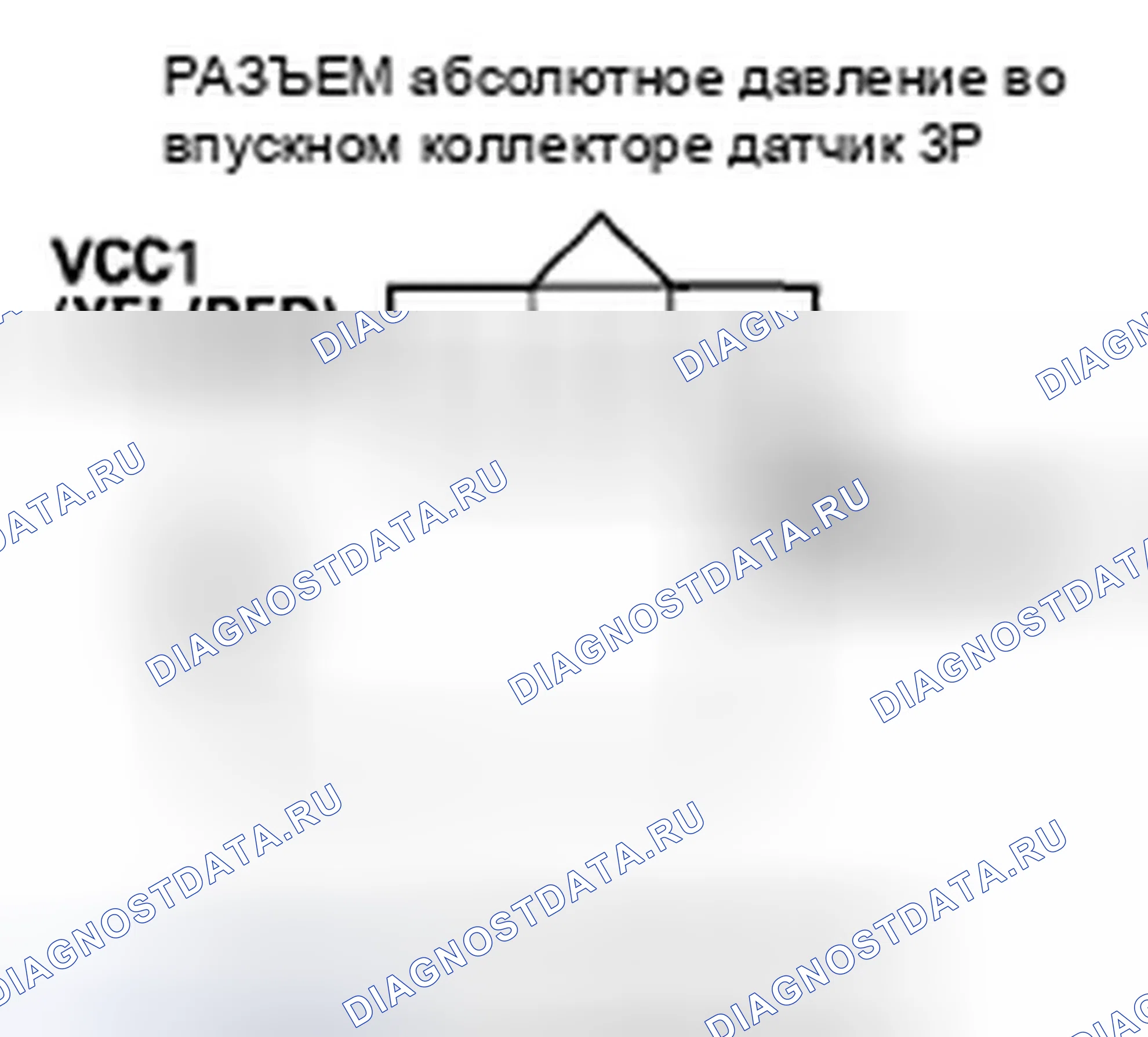 Рис. 79: P0107 расшифровка кода ошибки: низкое напряжение цепи датчика абсолютное давление во впускном коллекторе. Honda Ridgeline I