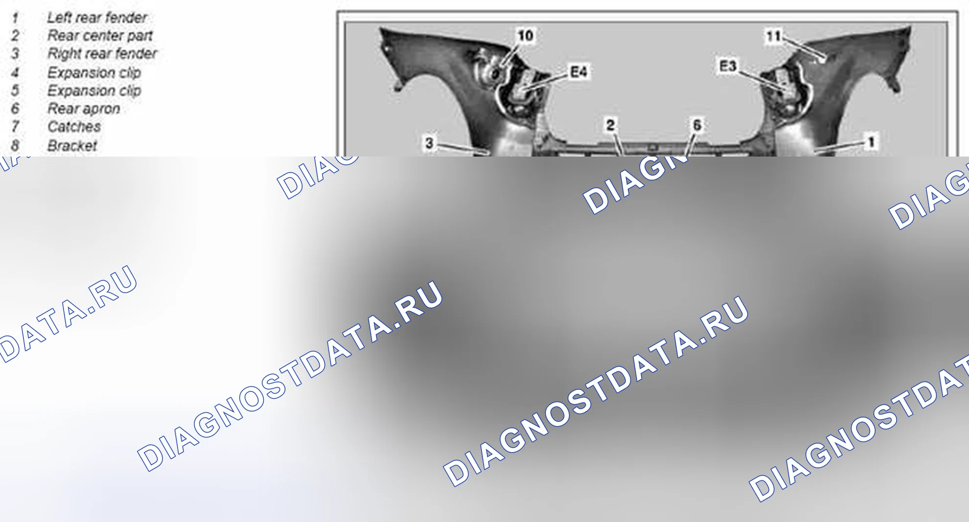 Рис. 107: Снять / установить заднее крыло - AR88.10-P-1100MCC. Kia Soul I