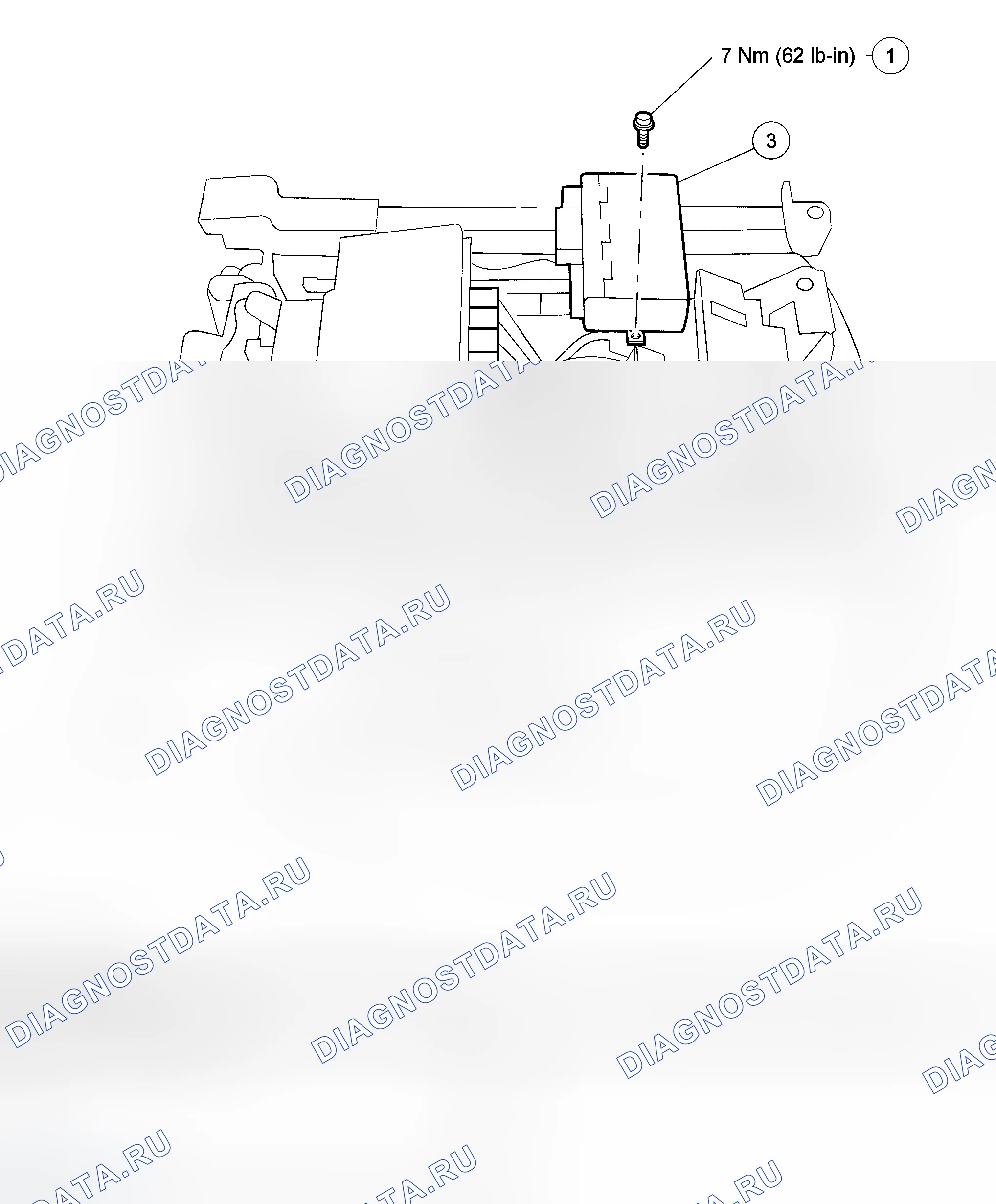 Рис. 89: Модуль сиденья водителя (DSM). Ford Pickup F350 Super Duty 