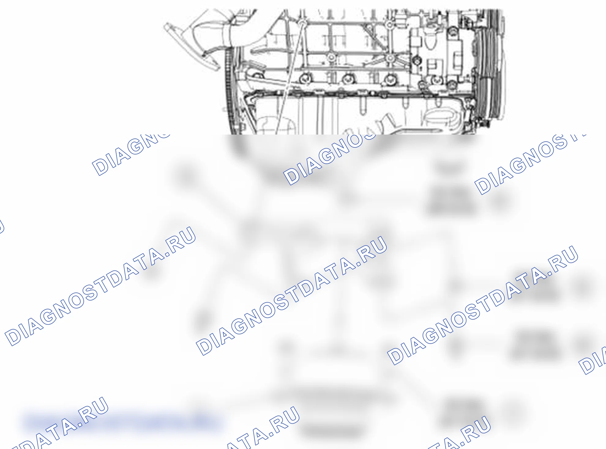Рис. 1418: Опорный изолятор правого двигателя. Ford Mustang V рестайлинг