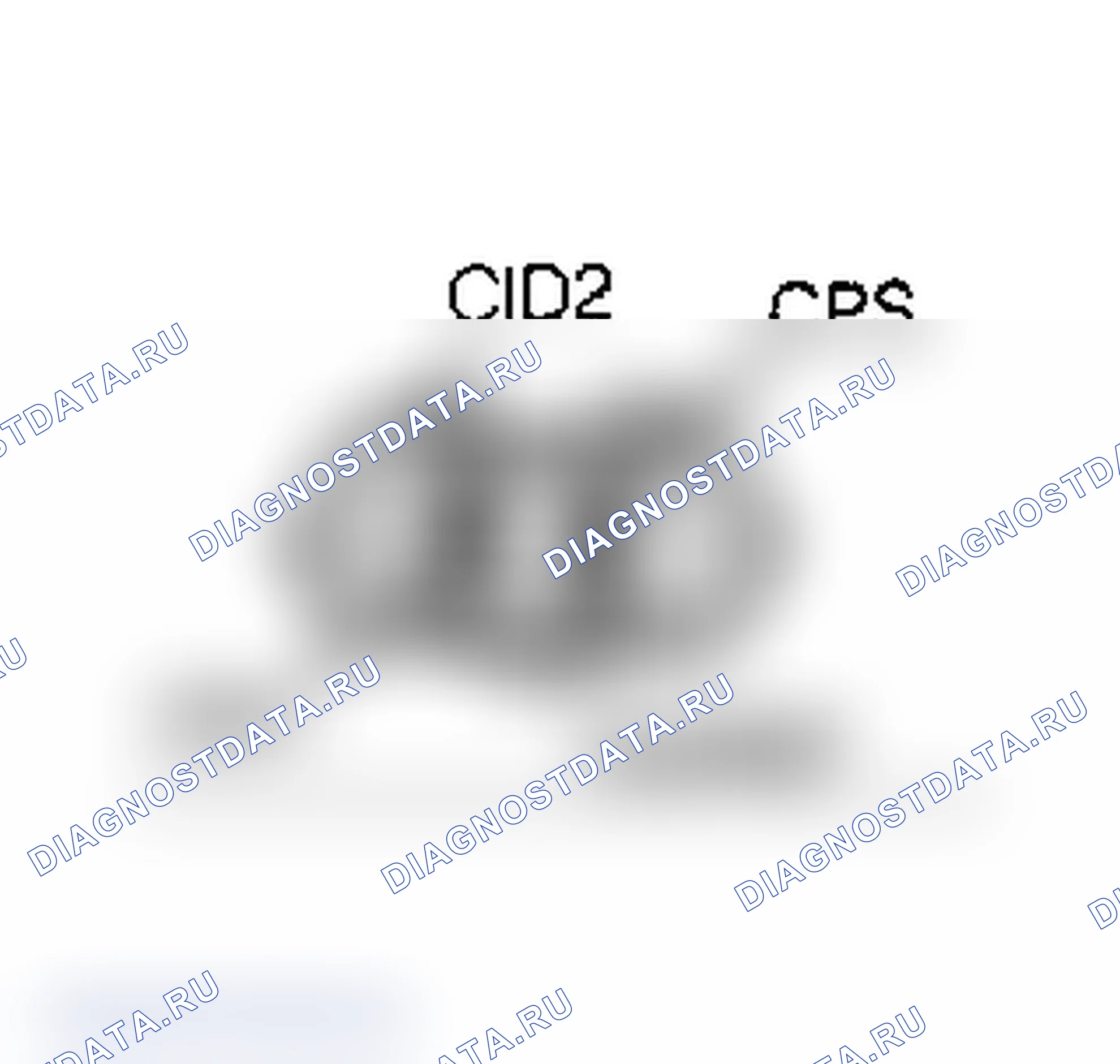 Рис. 98: ИДЕНТИФИКАЦИОННЫЙ НОМЕР ЦИЛИНДРА 2 (CID2). Ford Escort V