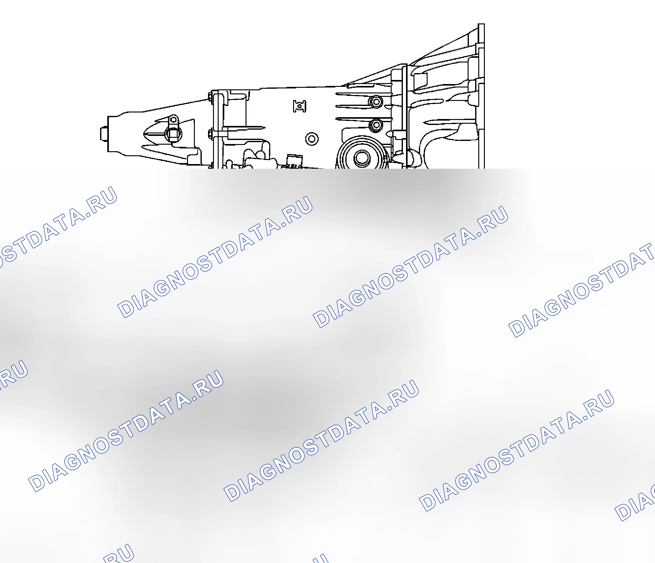 Рис. 37: Идентификационная информация о передаче. Chevrolet TrailBlazer I рестайлинг