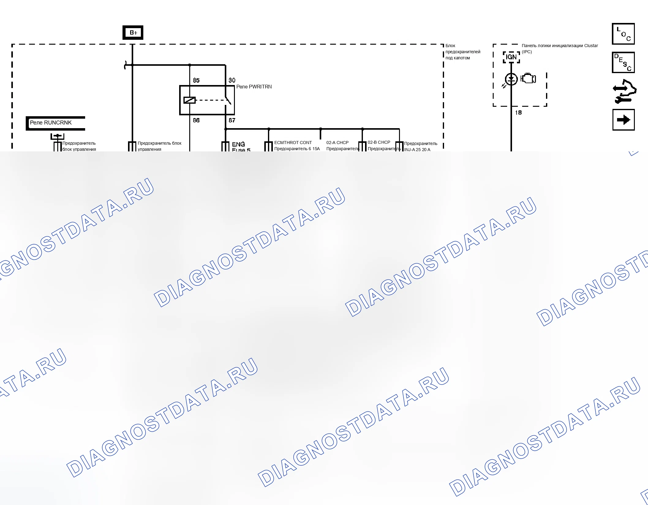 Рис. 89: Схема управления двигателем. Chevrolet Silverado 2500 HD 
