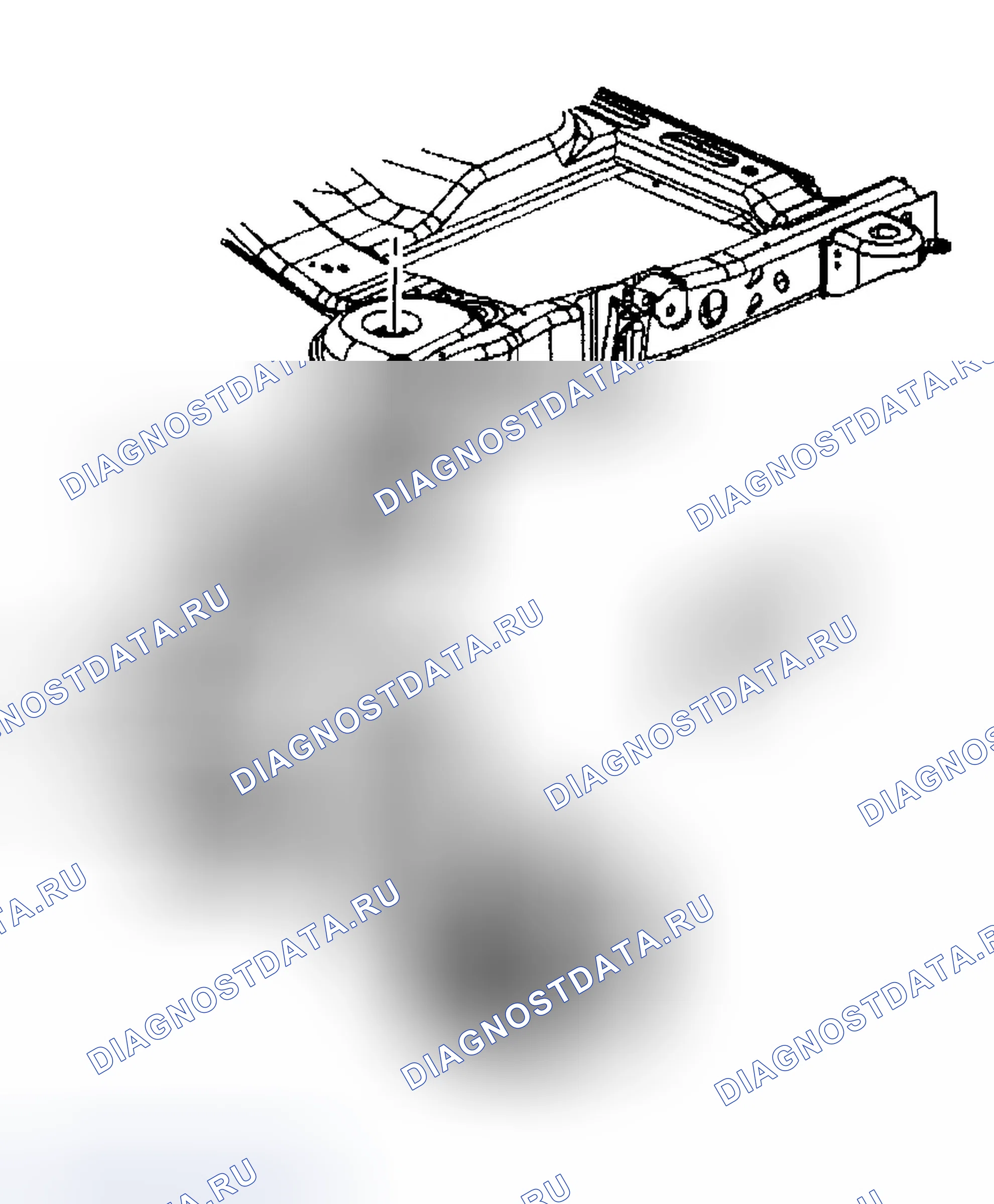 Рис. 10: Порядок демонтажа. Chevrolet Silverado 2500 