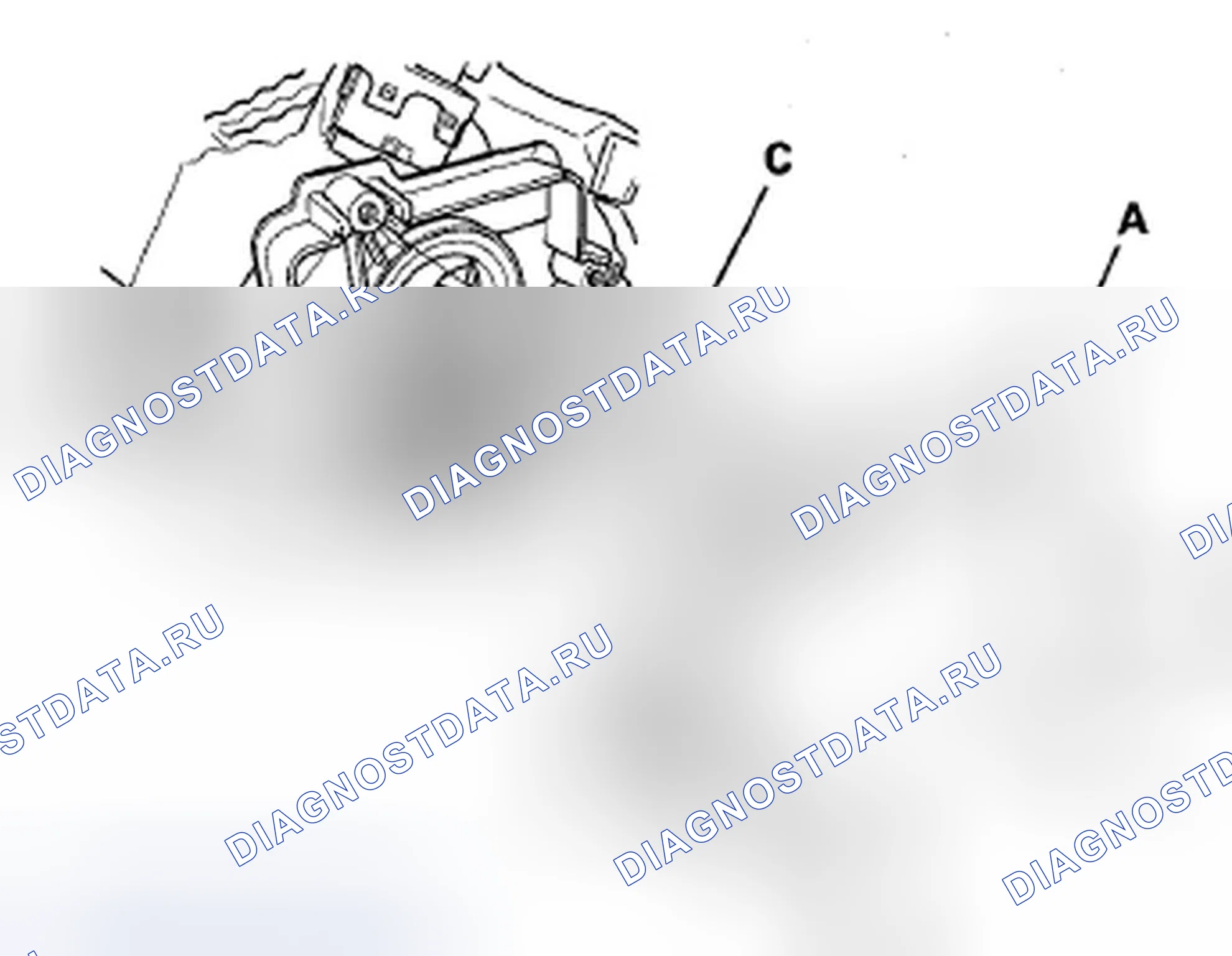 Рис. 89: Замена блока HID. Acura TSX II