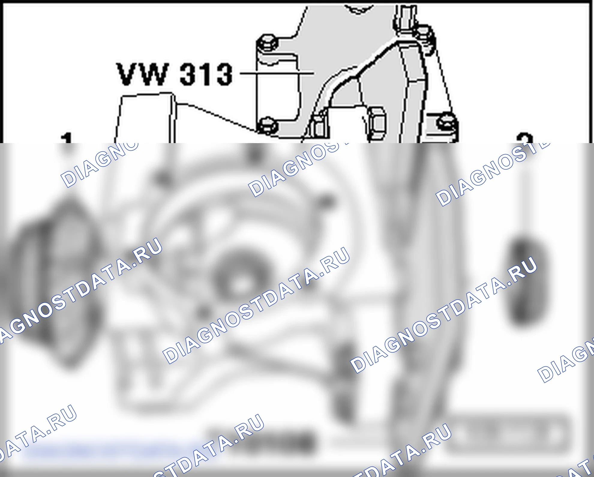 Bevel box (6-скорость ручной gearbox 02N, four-wheel привод) (исполнение 2). SEAT Alhambra I