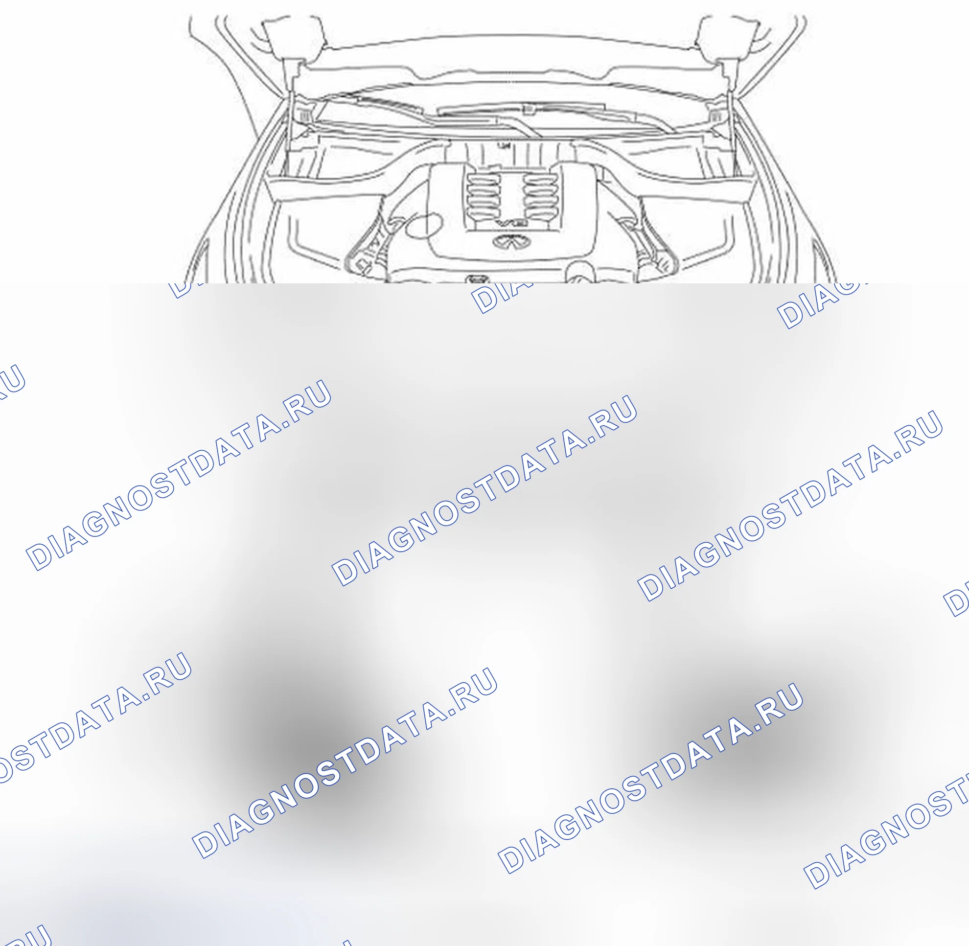 Рис. 199: Расположение компонентов. Infiniti FX50 II
