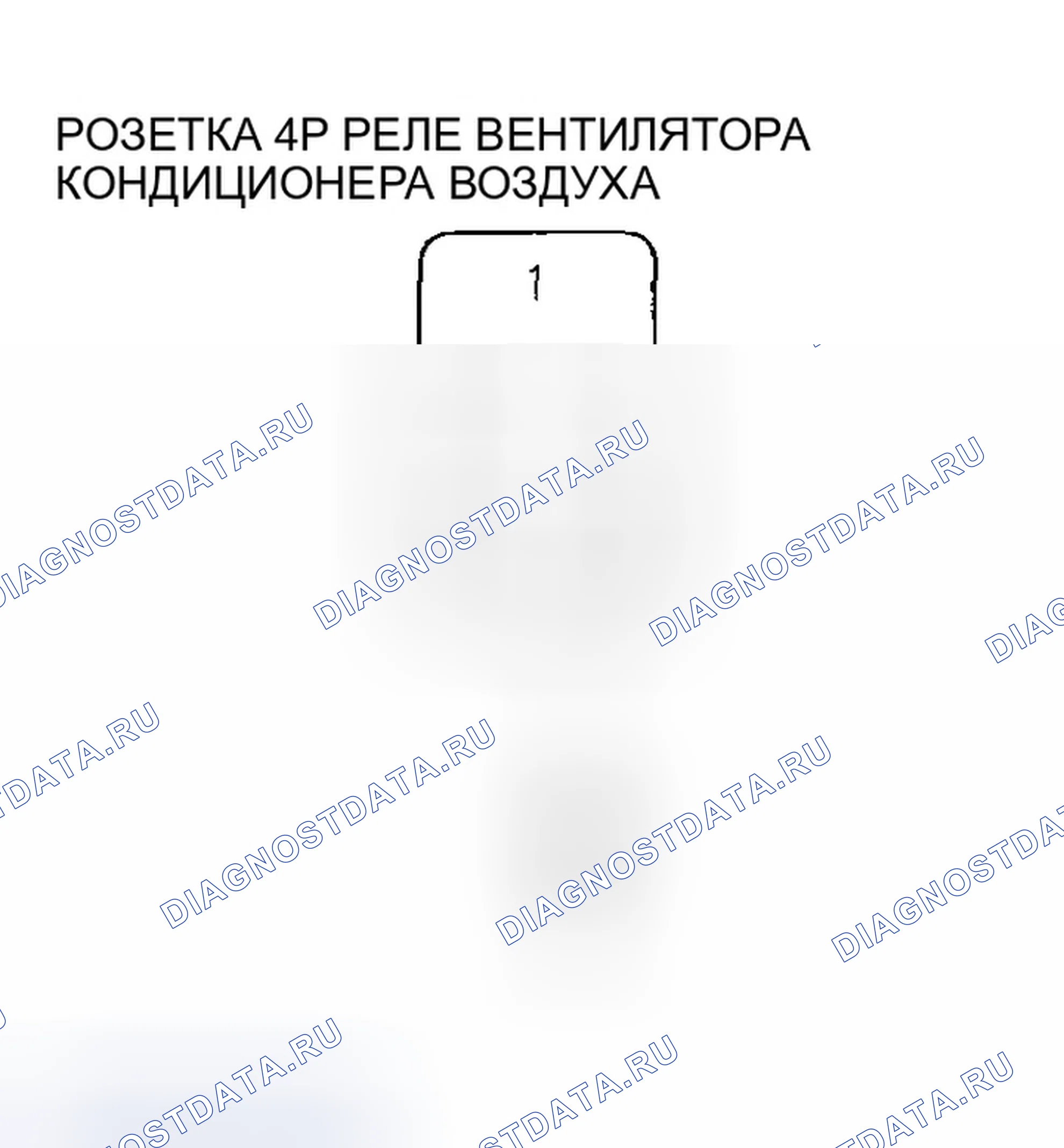 Рис. 42: Поиск и устранение неисправностей общей цепи радиатора и вентилятора конденсатора переменного тока. Honda CR-V II рестайлинг