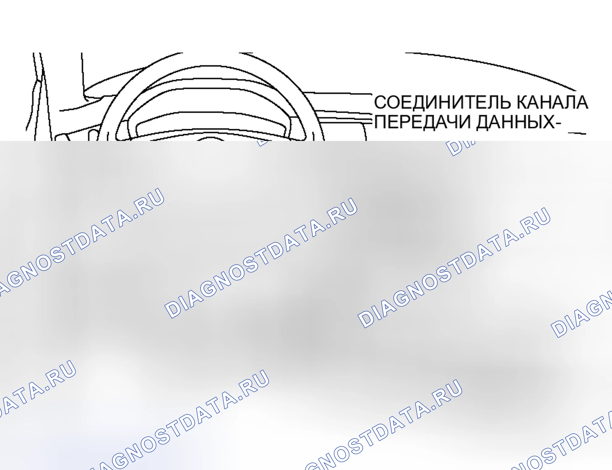 Рис. 110: <ПРИ ИСПОЛЬЗОВАНИИ ДАТЧИКА ПОСЛЕ ЗАЗЕМЛЕНИЯ КЛЕММА 1 РАЗЪЕМА КАНАЛА ПЕРЕДАЧИ ДАННЫХ>. Mitsubishi Lancer Evolution IX