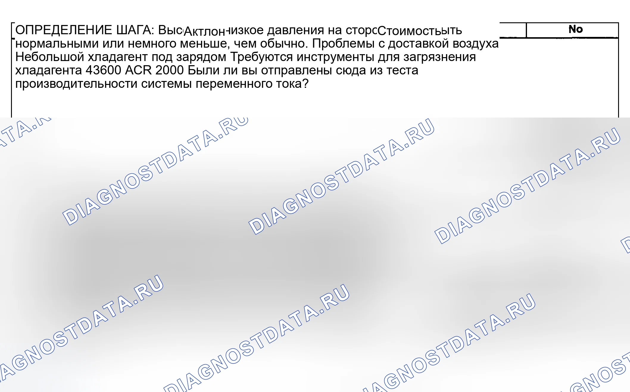 Рис. 7: Диагностика кондиционирования воздуха (A / C) - Зона давления A. GMC Sierra 1500 HD 