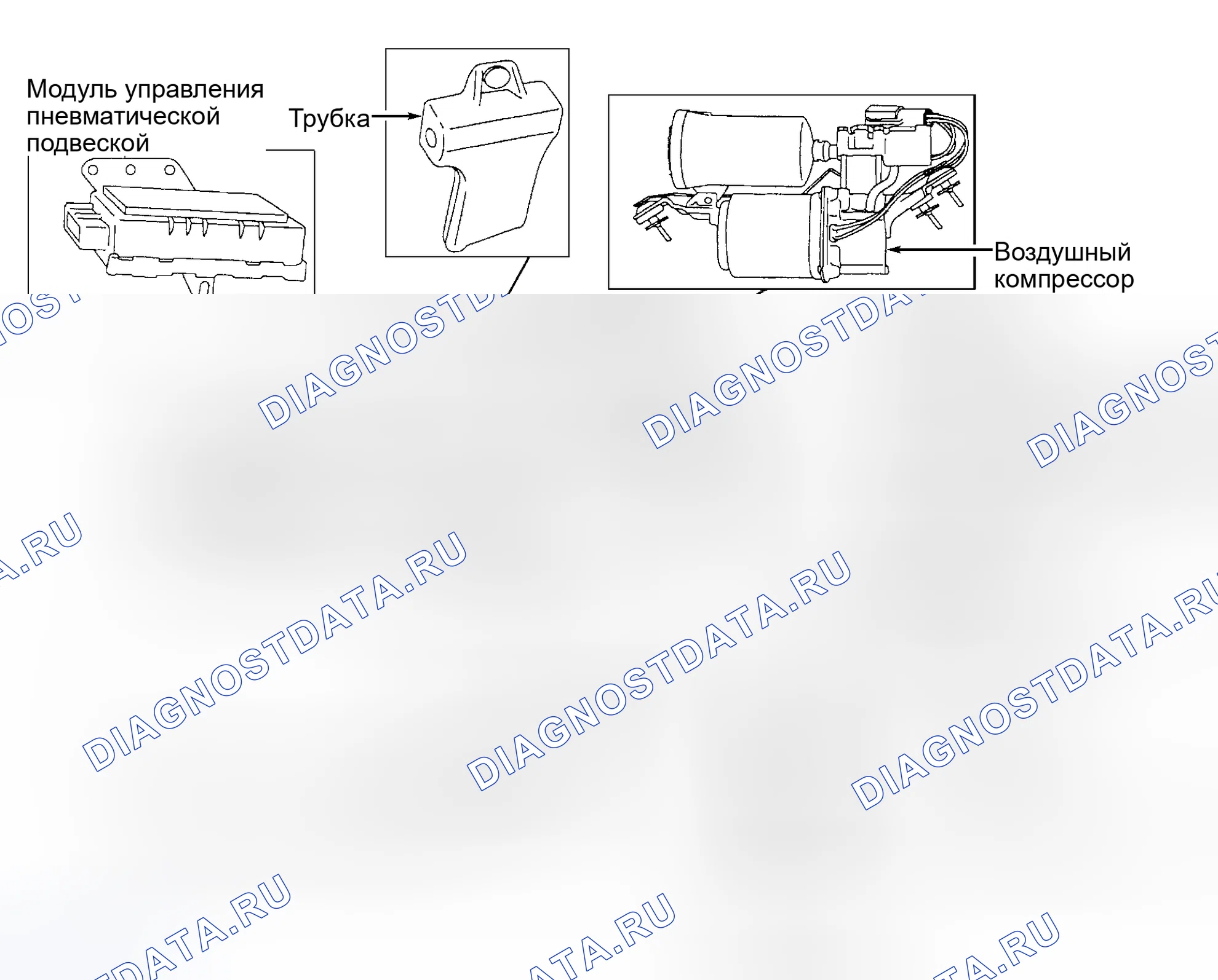 Рис. 1: ОПИСАНИЕ электронной подвески. Mazda 2 II
