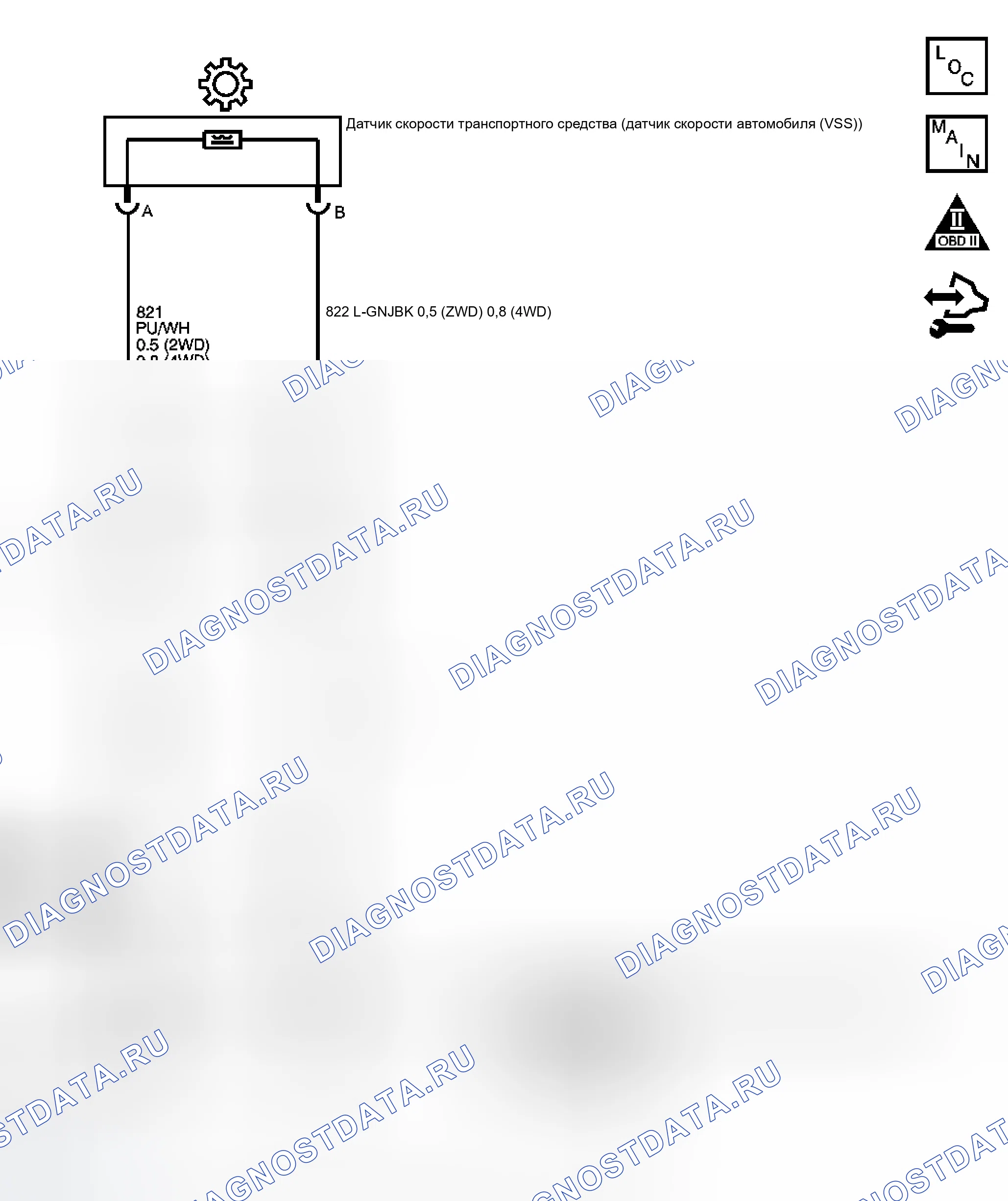Рис. 390: P0502 расшифровка кода ошибки. GMC Sierra 1500 