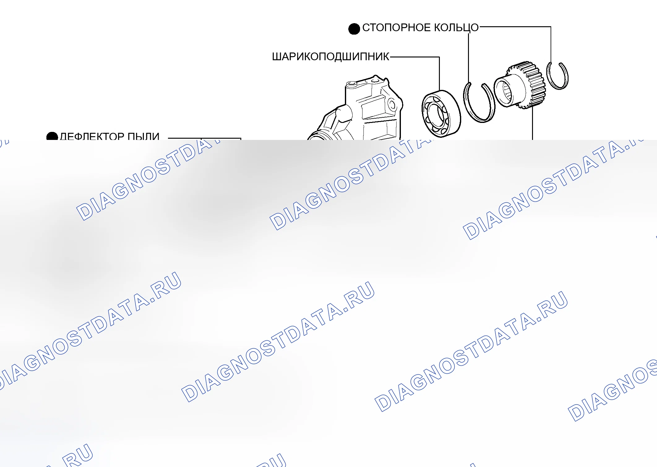 Рис. 121: КОМПОНЕНТЫ. Toyota Land Cruiser 100 рестайлинг 2