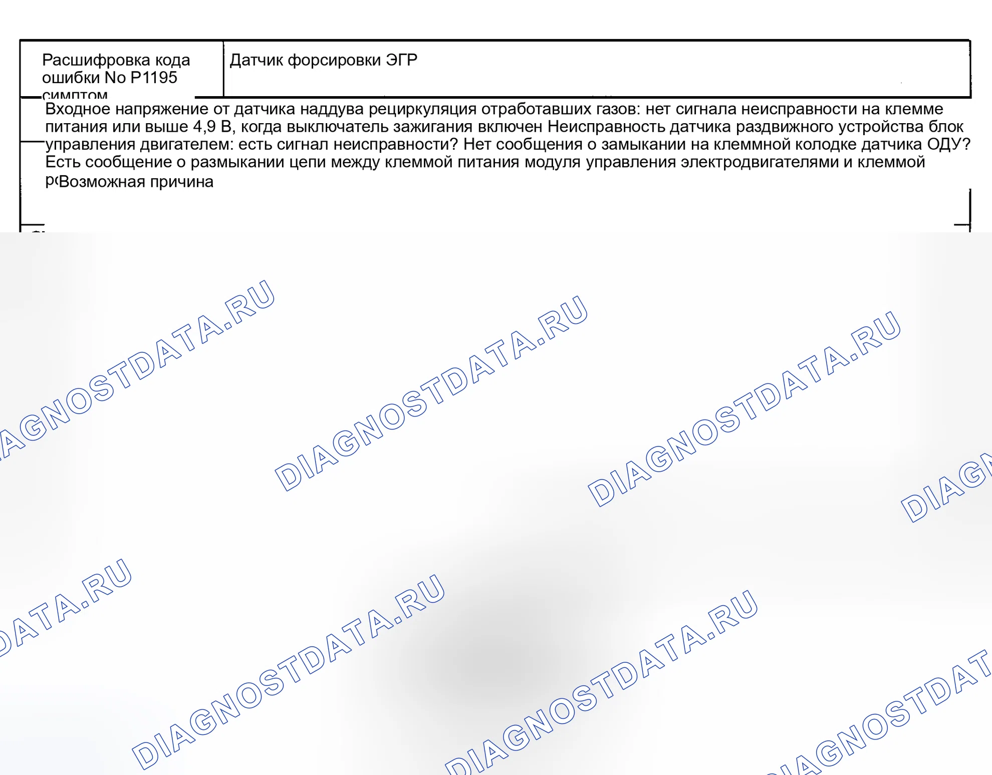 Рис. 29: Код неисправности No P1195 Датчик ускорения рециркуляция отработавших газов. Mazda Eunos 800 I