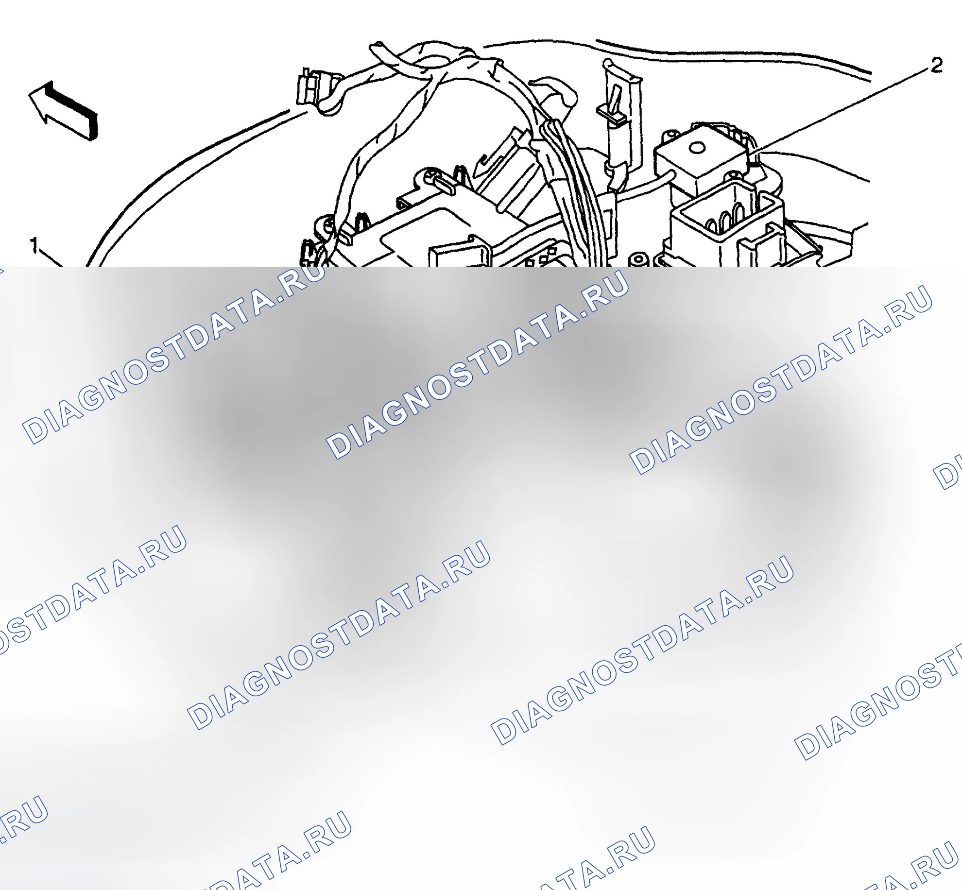 Рис. 16: потолочная консоль. Chevrolet TrailBlazer I