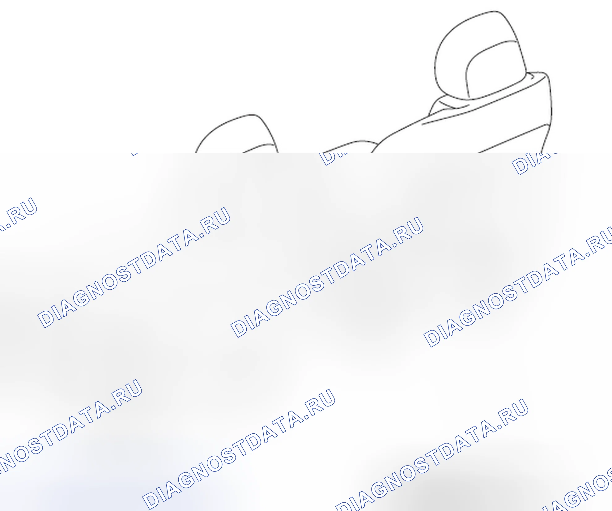 Рис. 340: Сиденье. Toyota RAV4 III рестайлинг