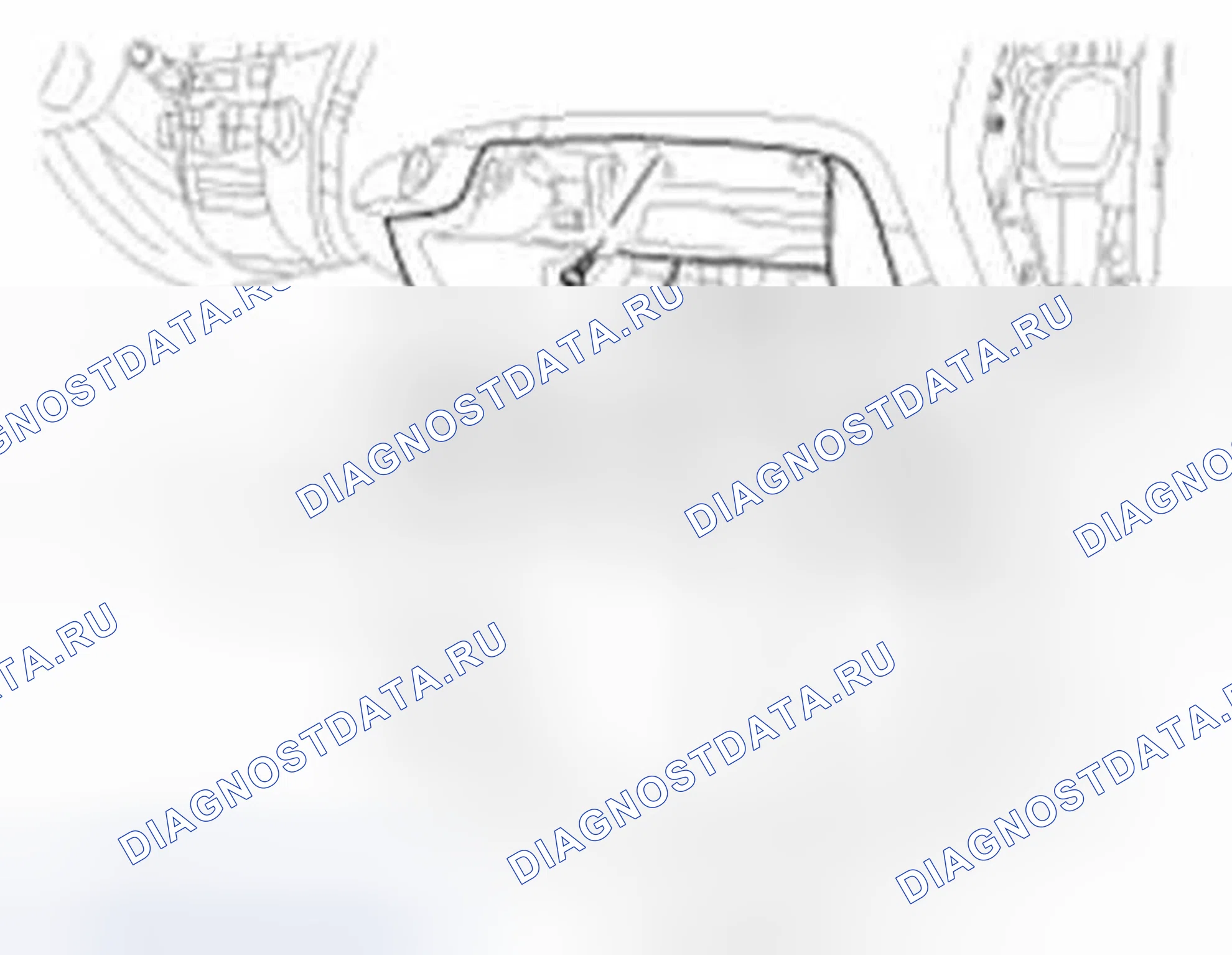 Рис. 33: Блок камеры переднего заднего вида. Hyundai Equus II