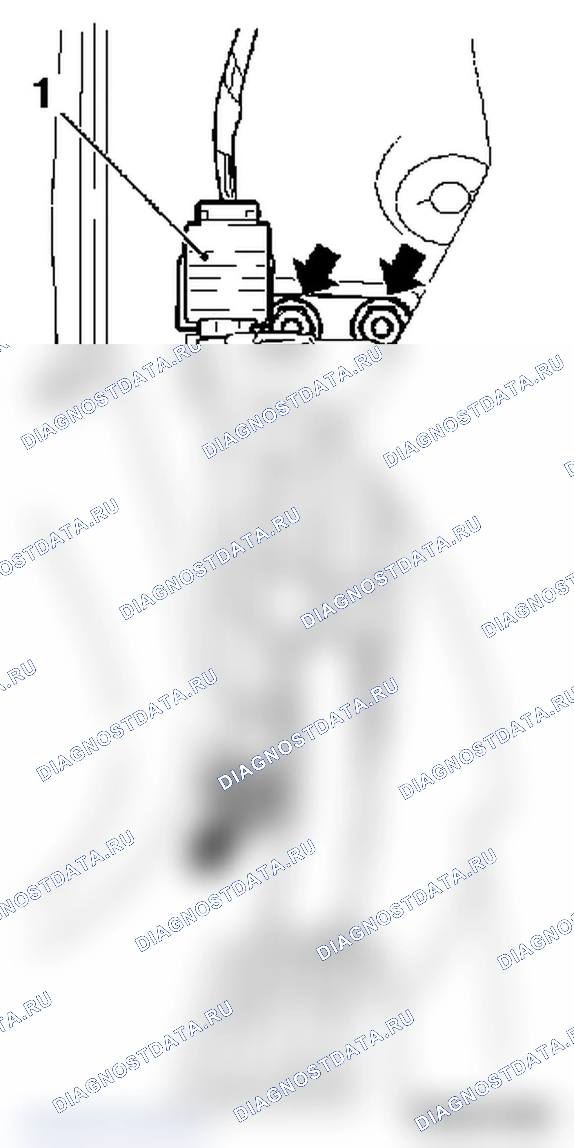 Замена датчика положения педали (Y 30 DT). Opel Vectra C