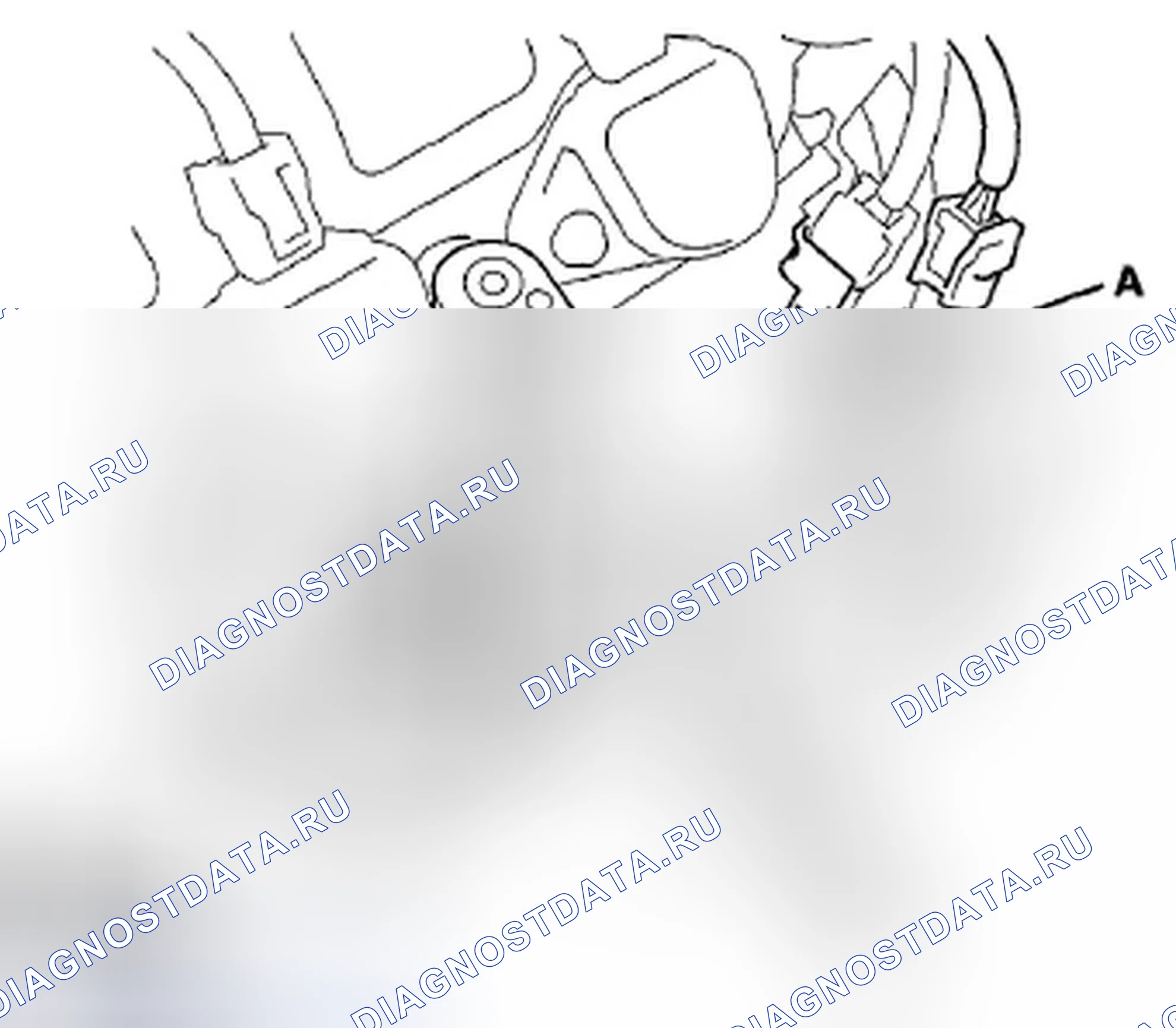 Рис. 470: Передний банк (Банк 2). Honda Crosstour I