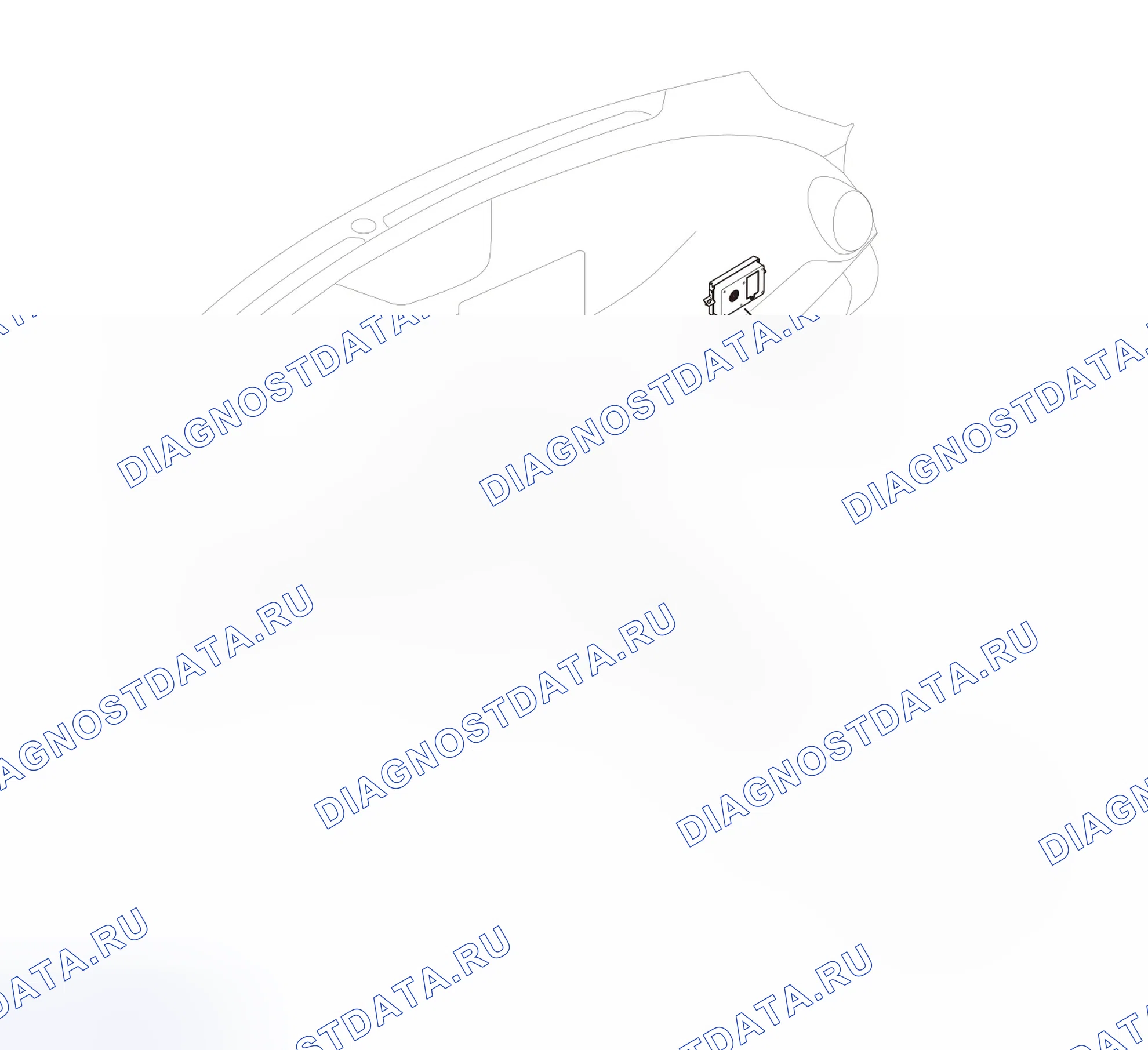 Схема расположения системы организации автомобильных сетей — Wey P8. Wey P8 I