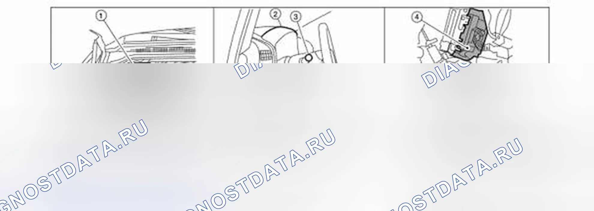 Рис. 71: Расположение компонентов. Honda Today I