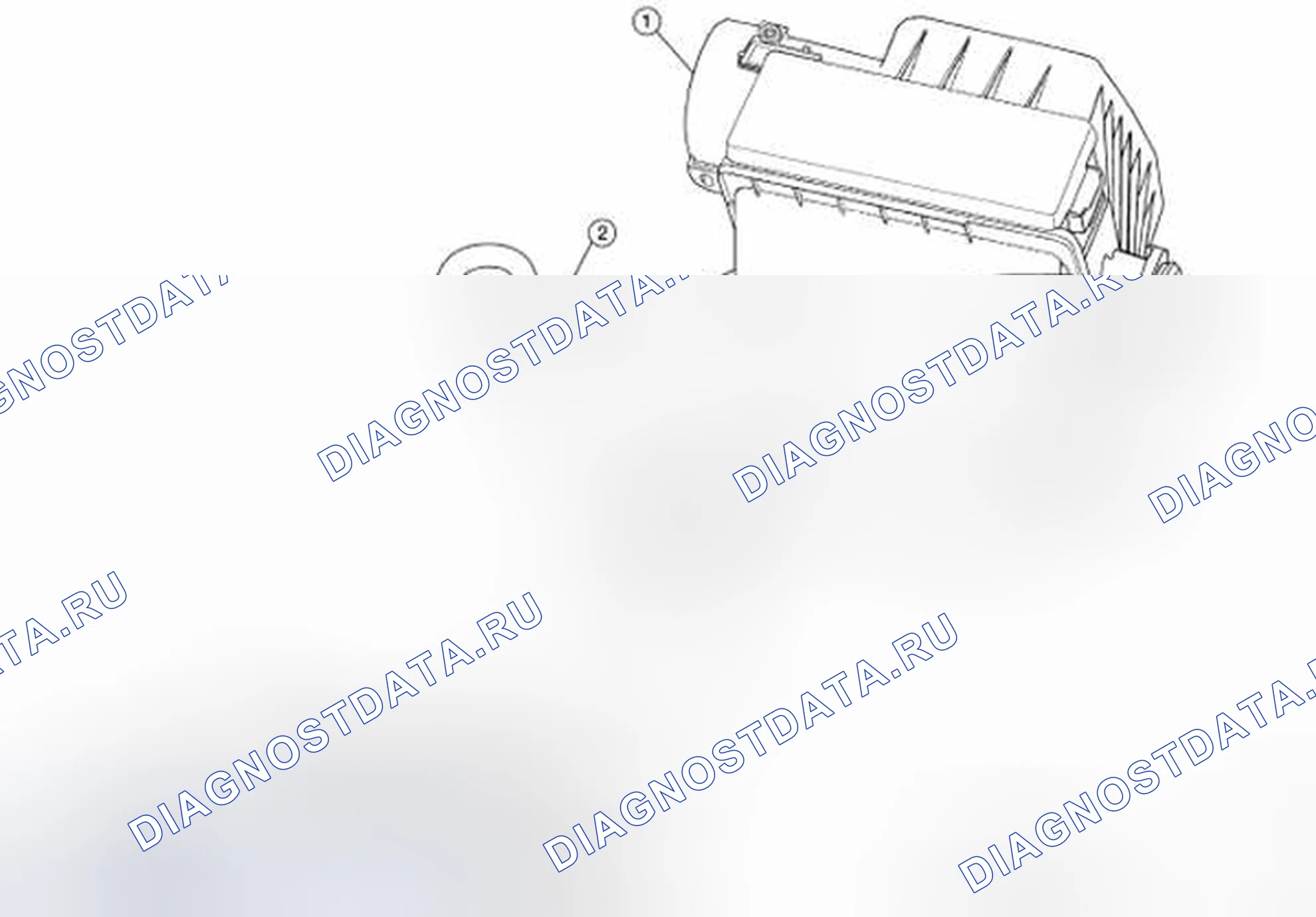 Рис. 148: Идентификация компонентов шланга воздушного суфлера. Nissan Sentra B16