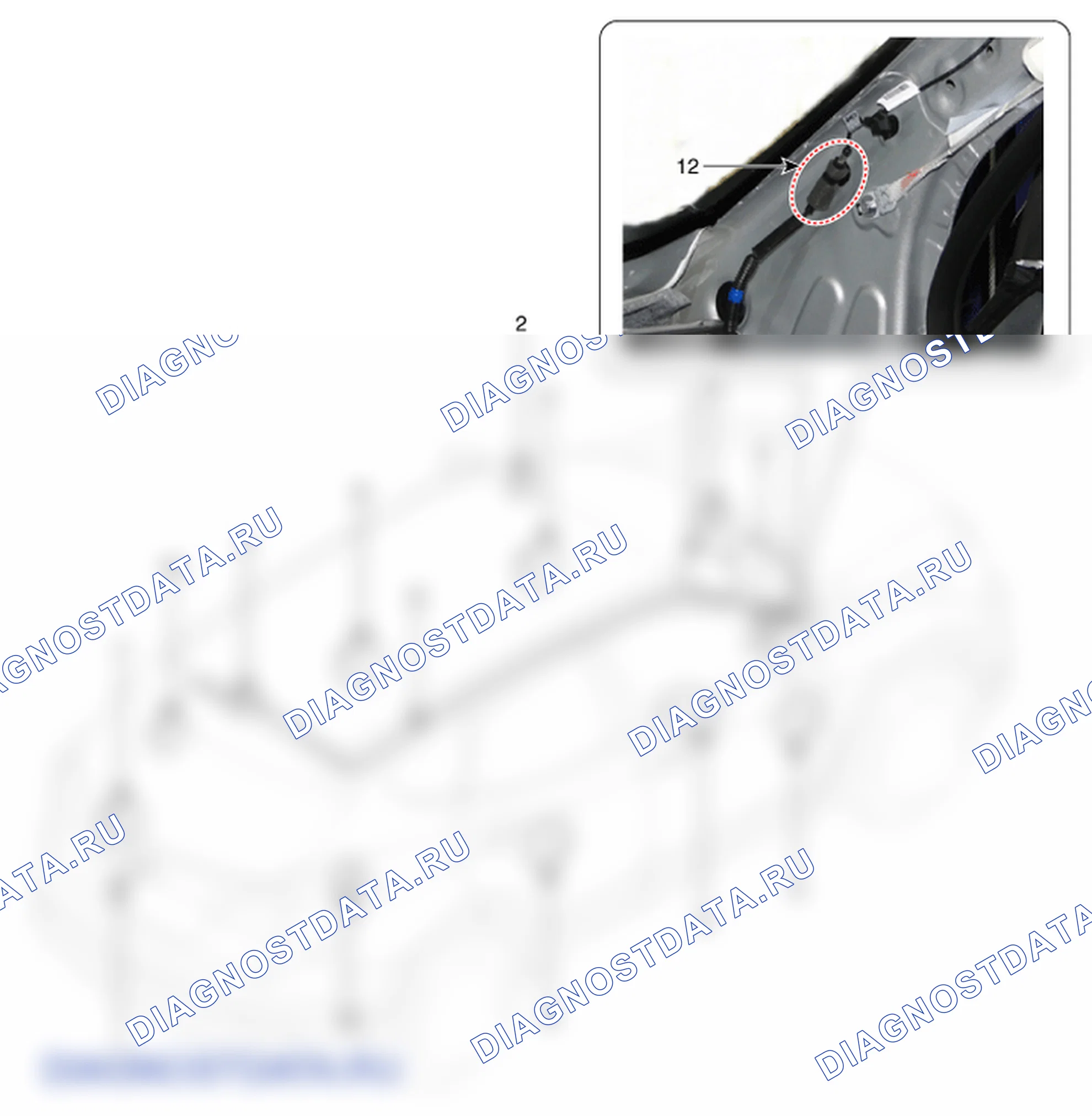 Компоненты и их расположение. Hyundai Santafe Sport DMA