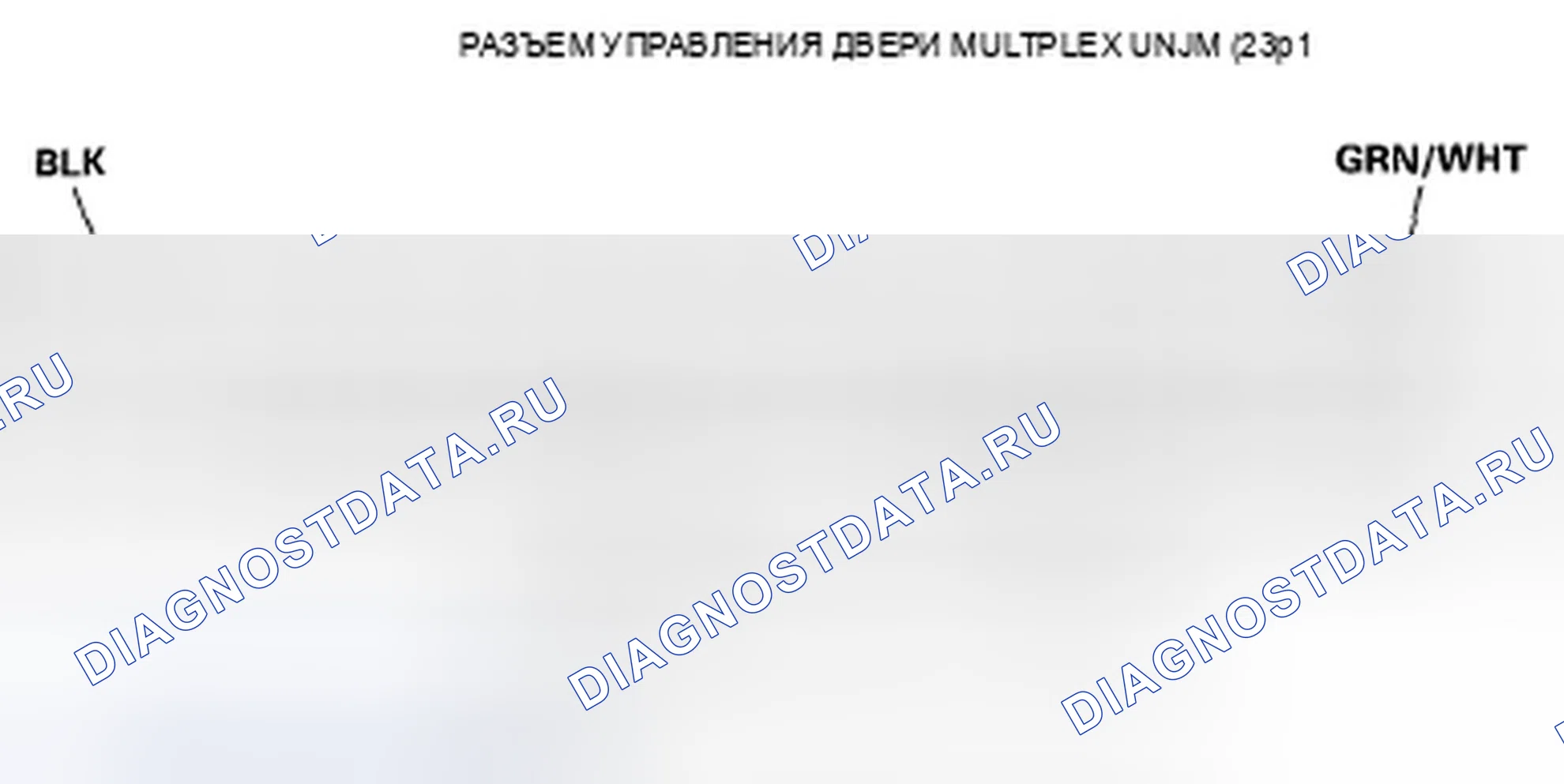 Рис. 13: Входной тест блока управления дверным мультиплексором. Acura TSX I