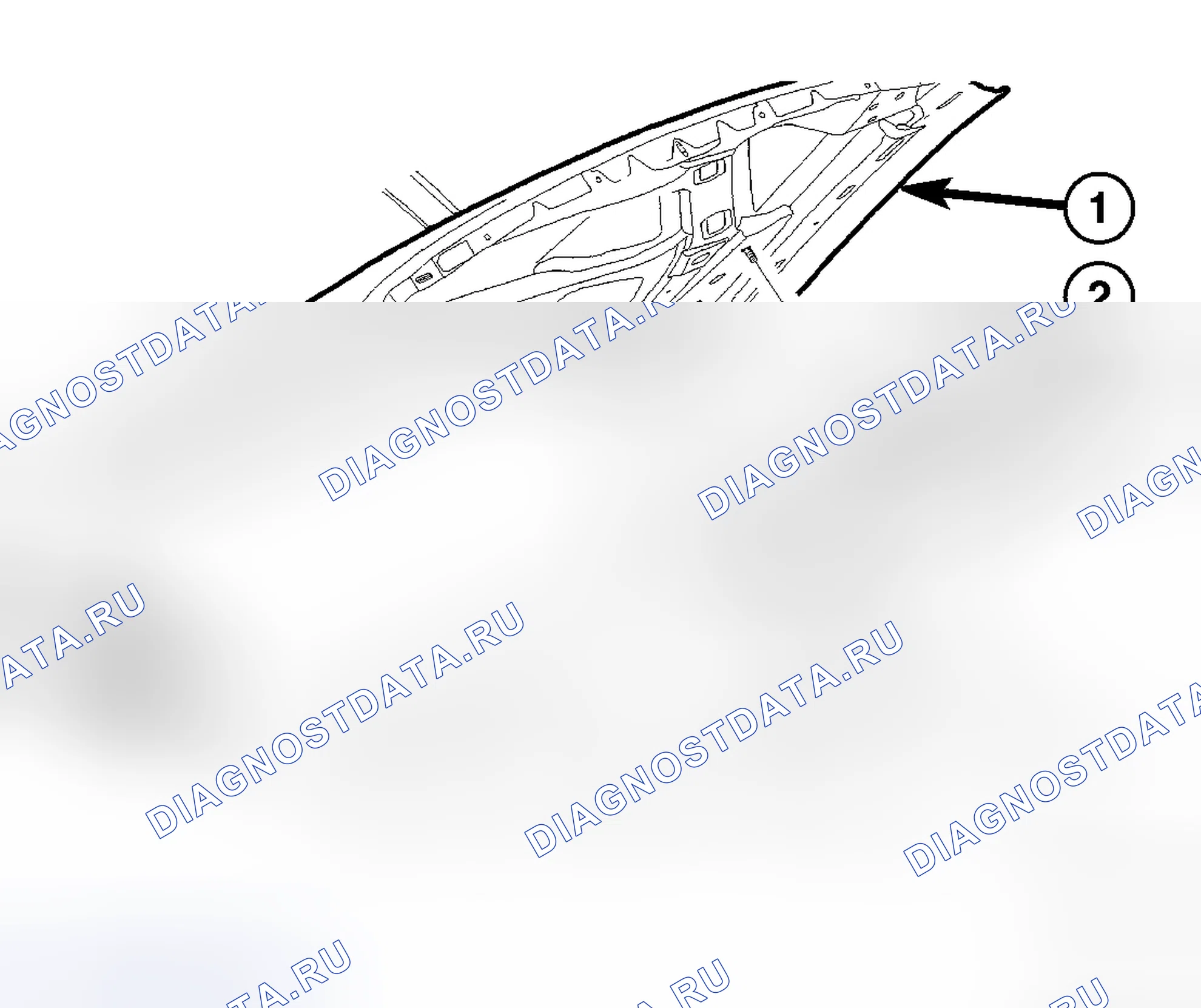 Рис. 332: КАПОТ. Dodge Cab & Chassis R3500 HD transition