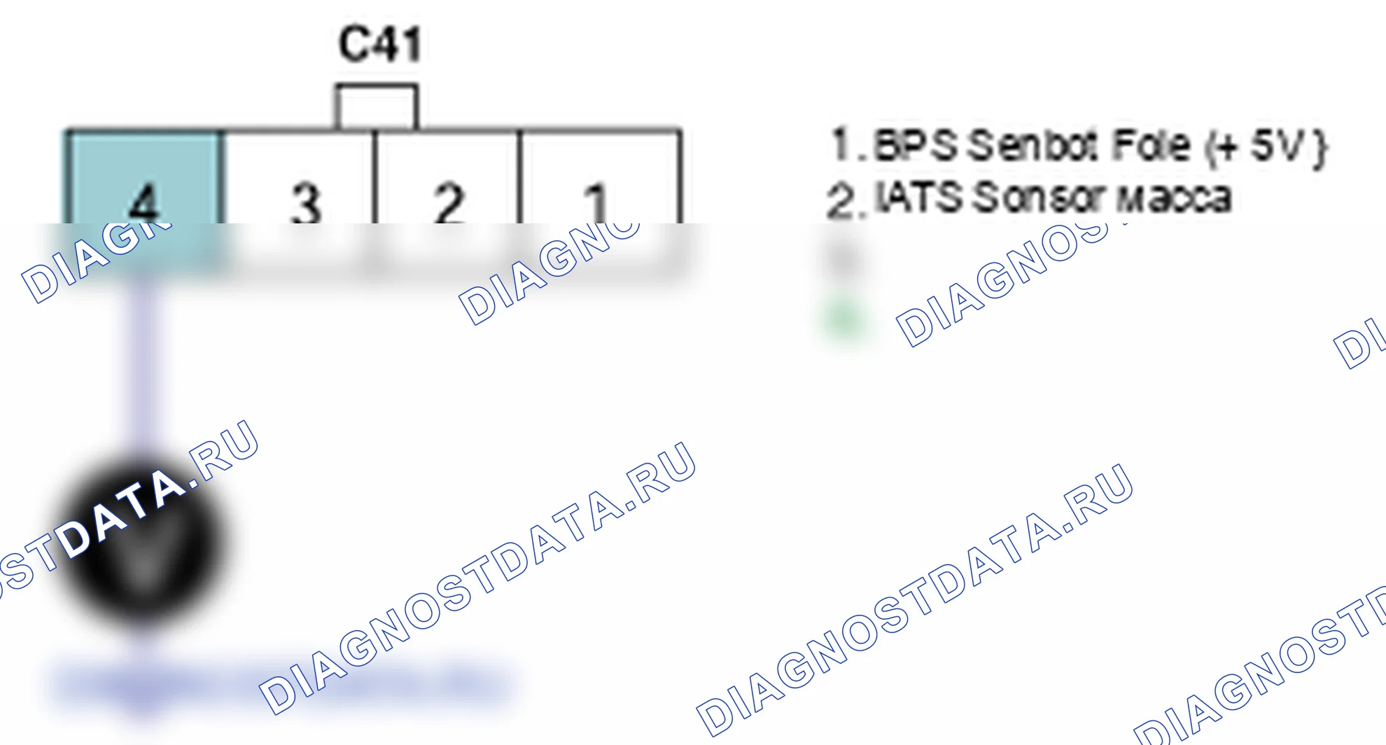 Контроль проводов — P0237. Kia Sorento BL