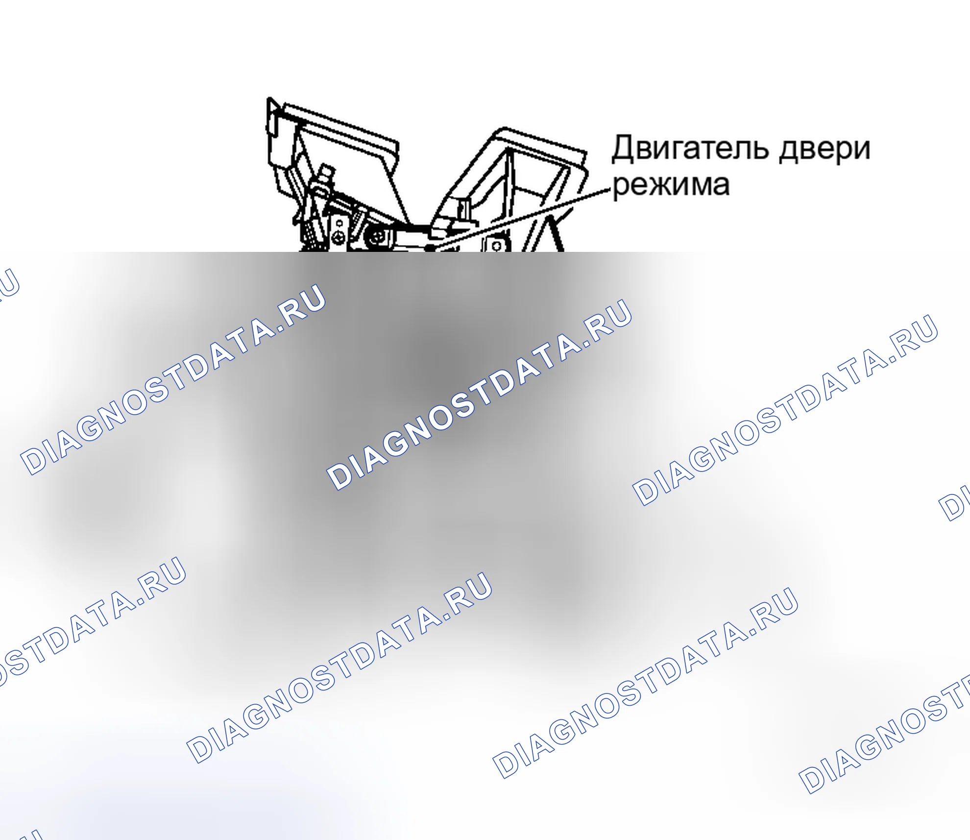 Рис. 190: Режим двигателя двери. Honda Integra I